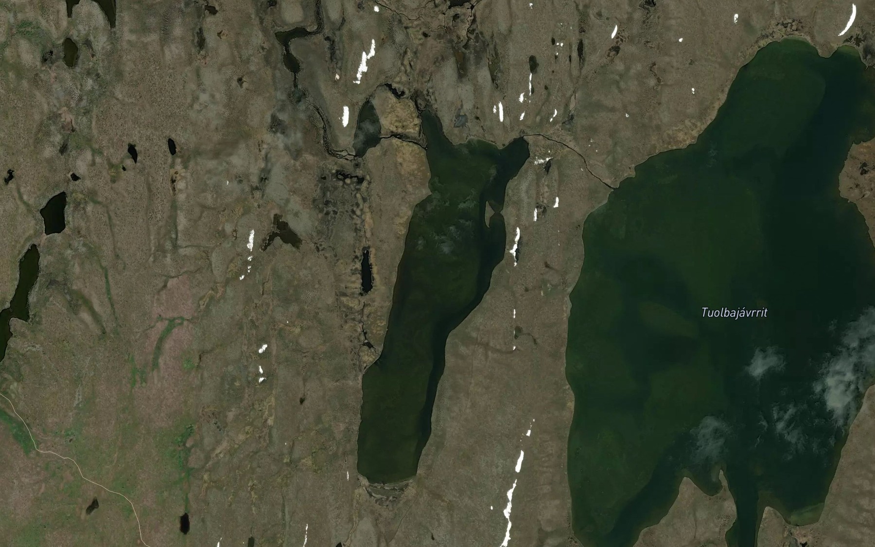 Satellite map of the Uhcit Duolbajavri