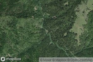Satellite map of the Slide Creek