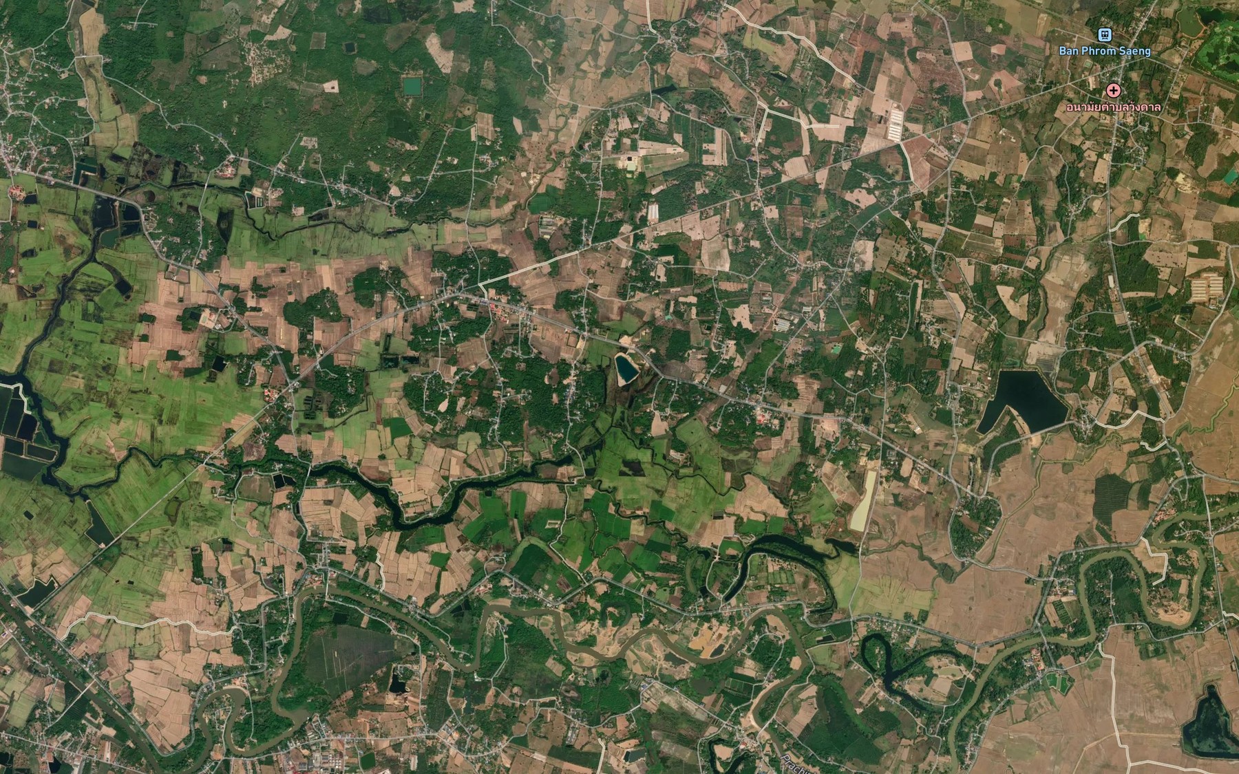 Satellite map of the Nong Lamnam