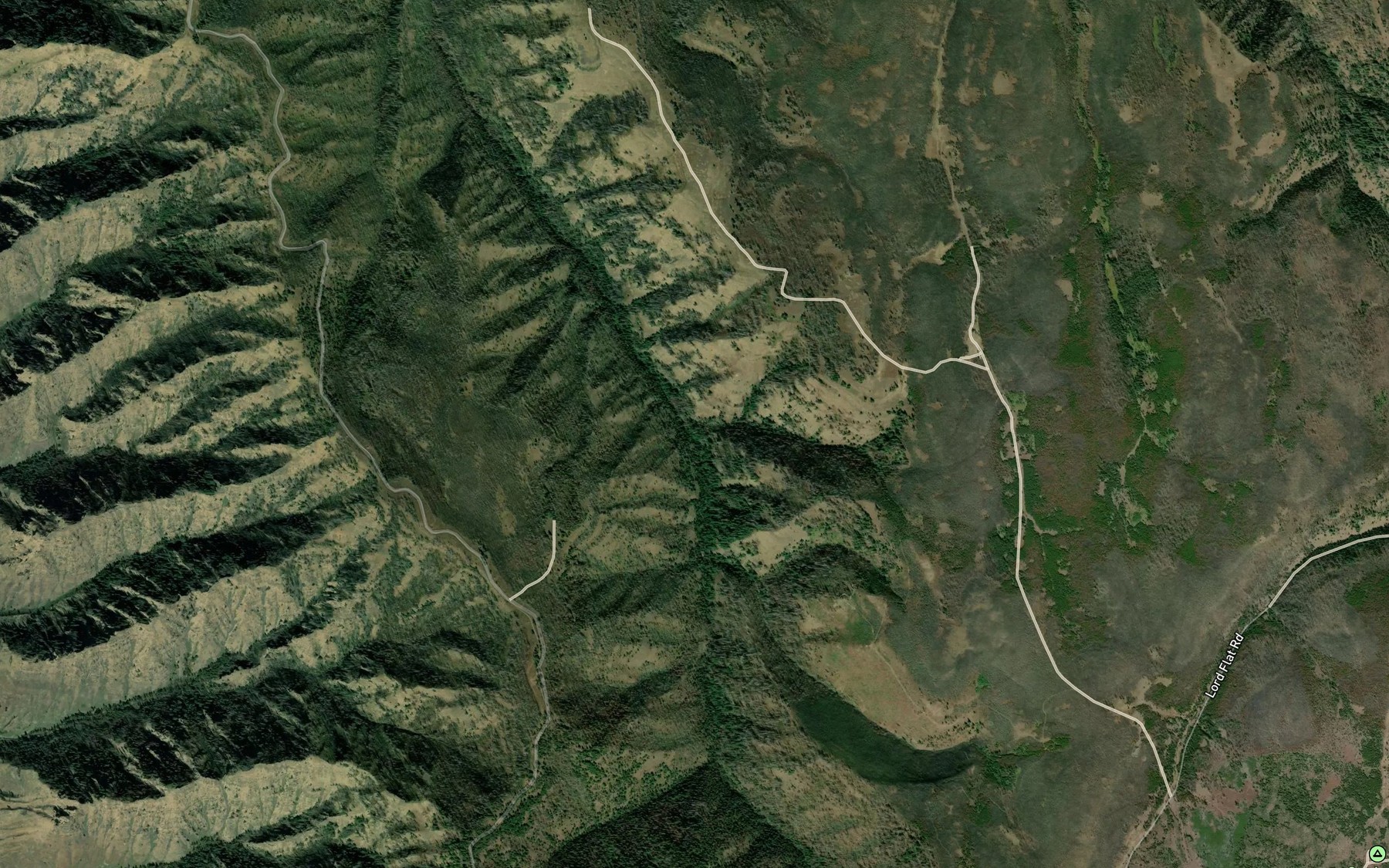 Satellite map of the Indian Grave Creek