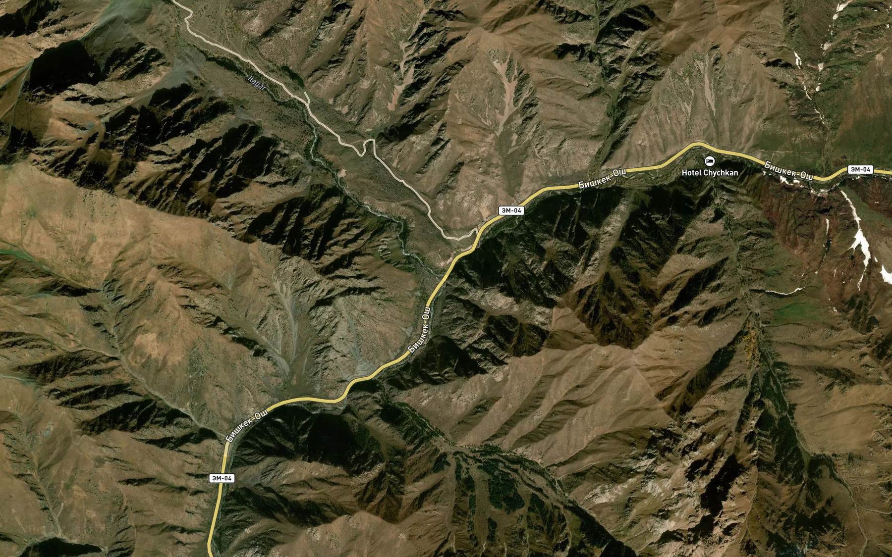 Satellite map of the Itagar