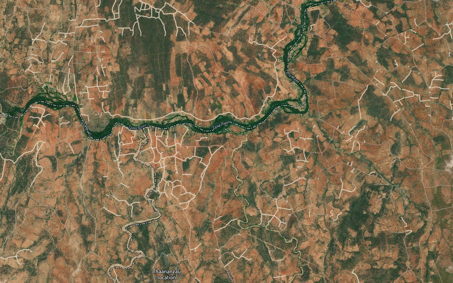 Satellite map of the Nzuli