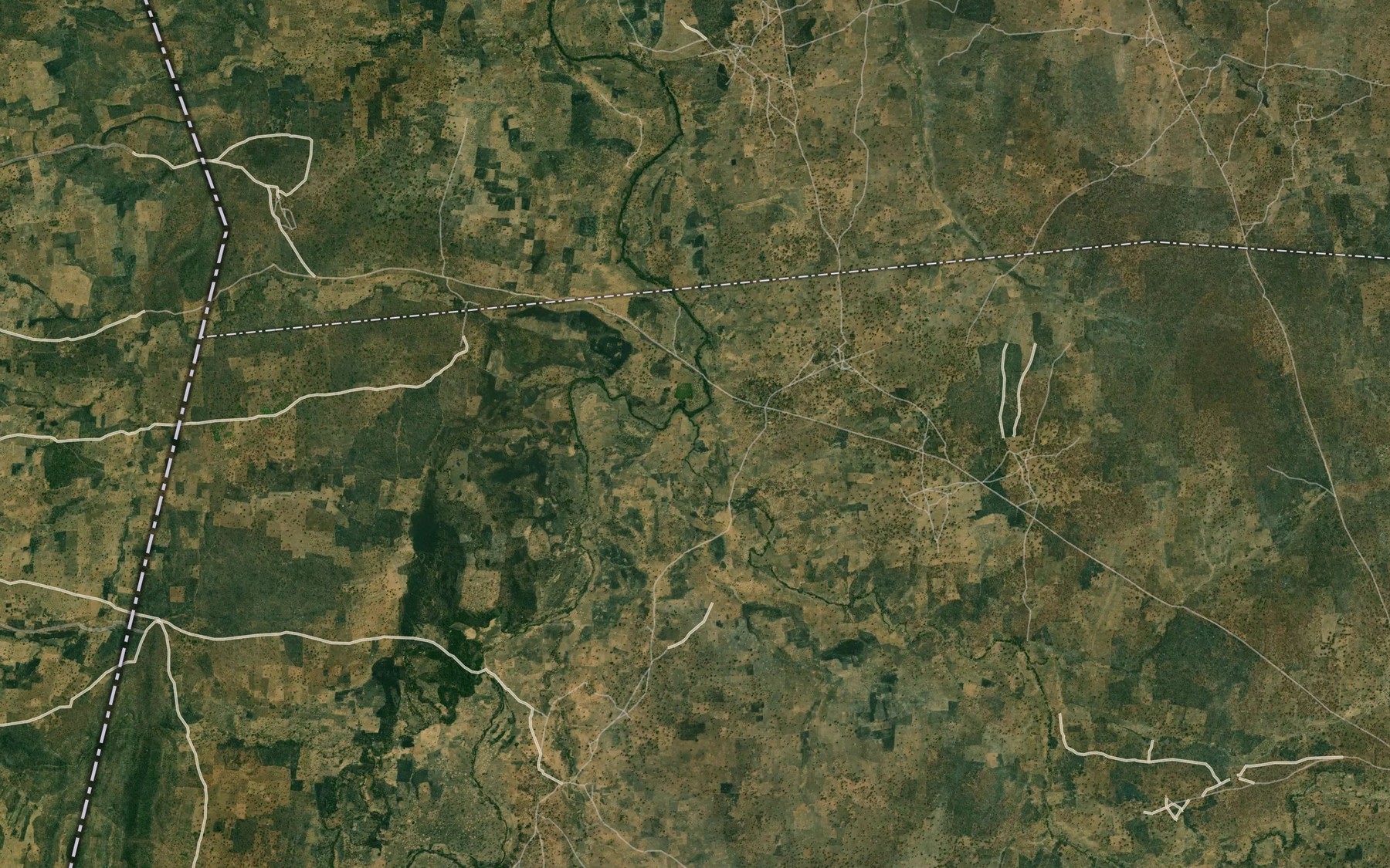 Satellite map of the River Zagiri