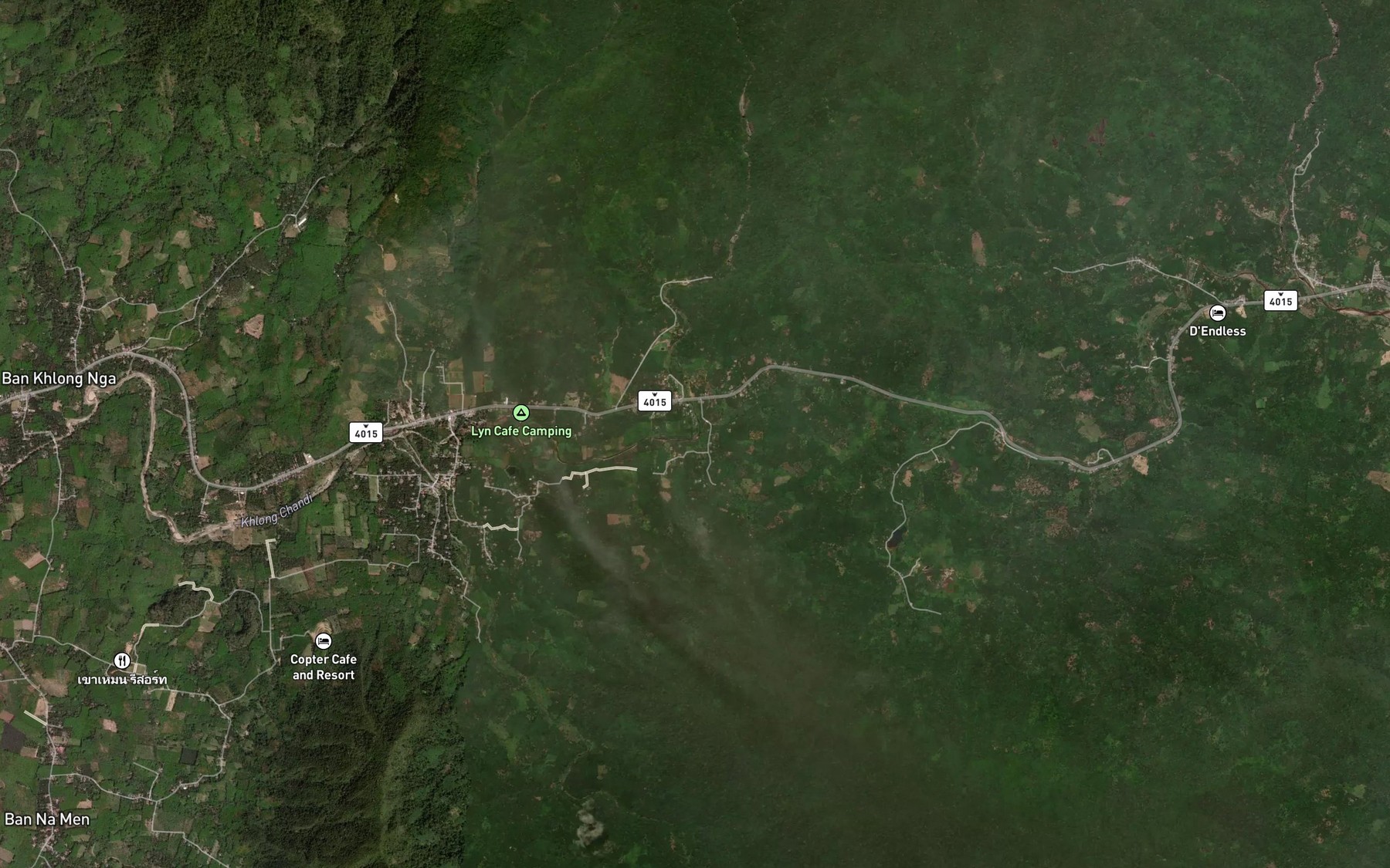 Satellite map of the Khlong Tha Phae