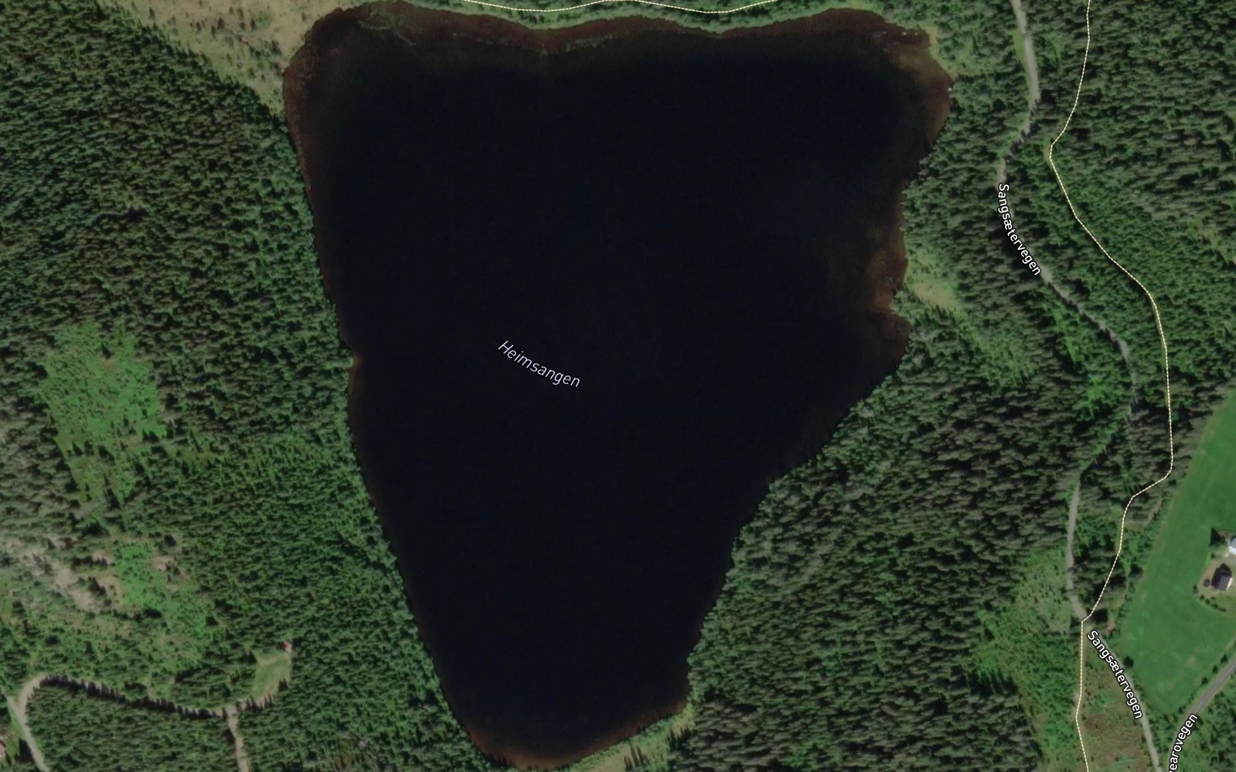 Satellite map of the Heimsangen