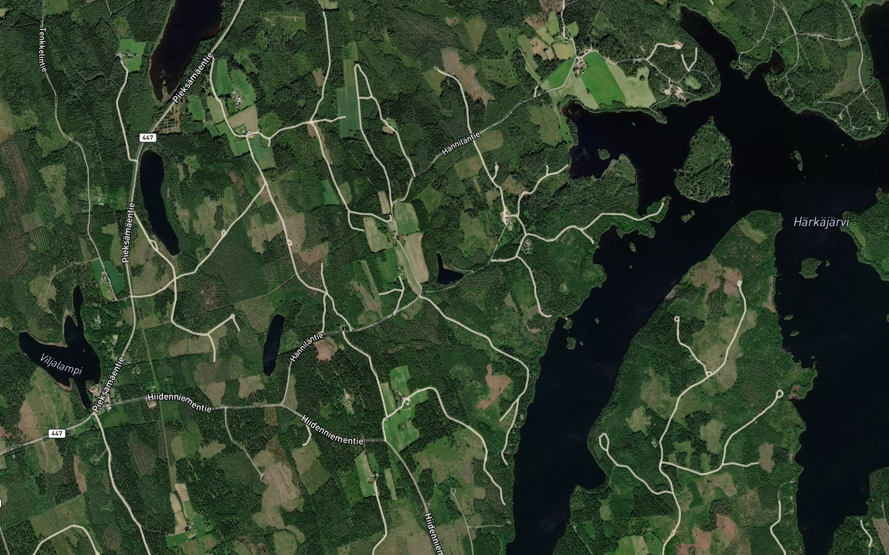 Satellite map of the Toralampi