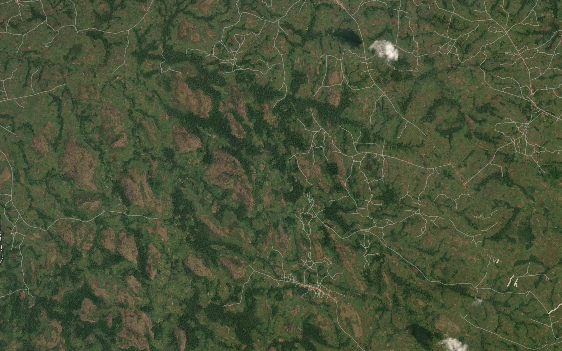 Satellite map of the Dradzo