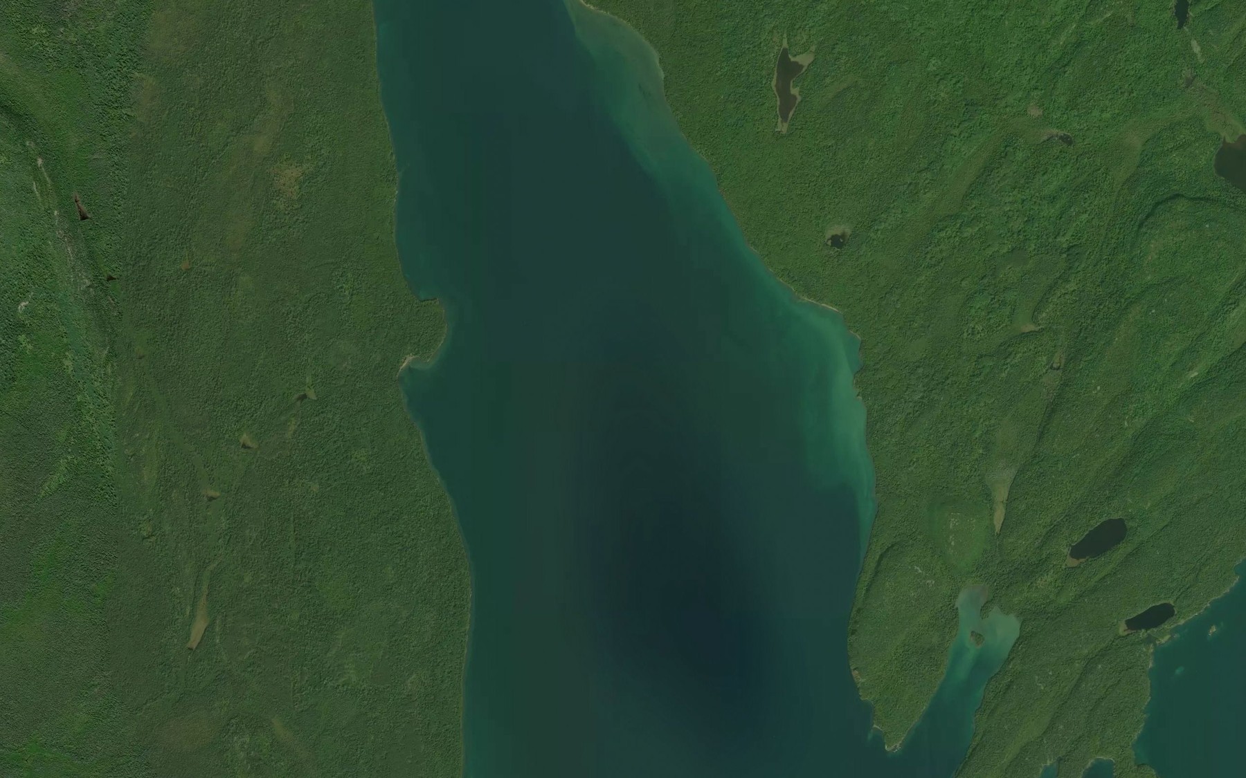 Satellite map of the Shesheeb Bay