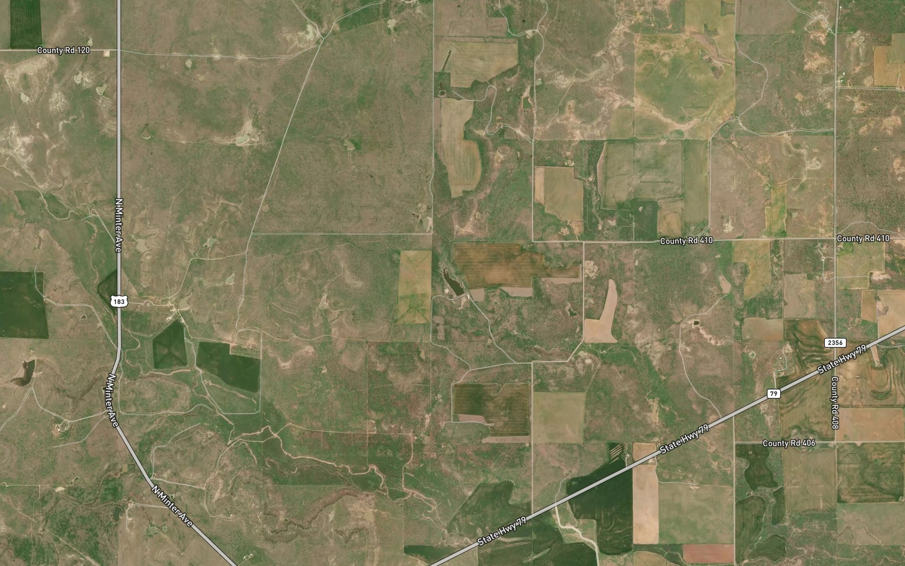 Satellite map of the Patterson Lake Number 1