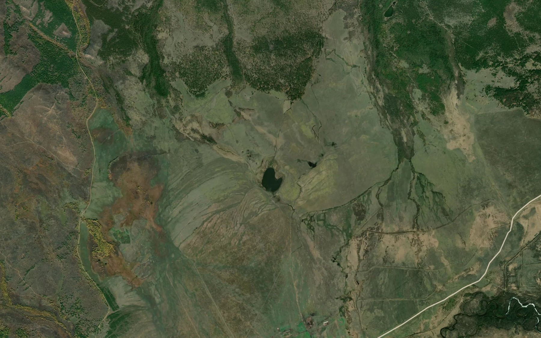 Satellite map of the Malyy Engertuy