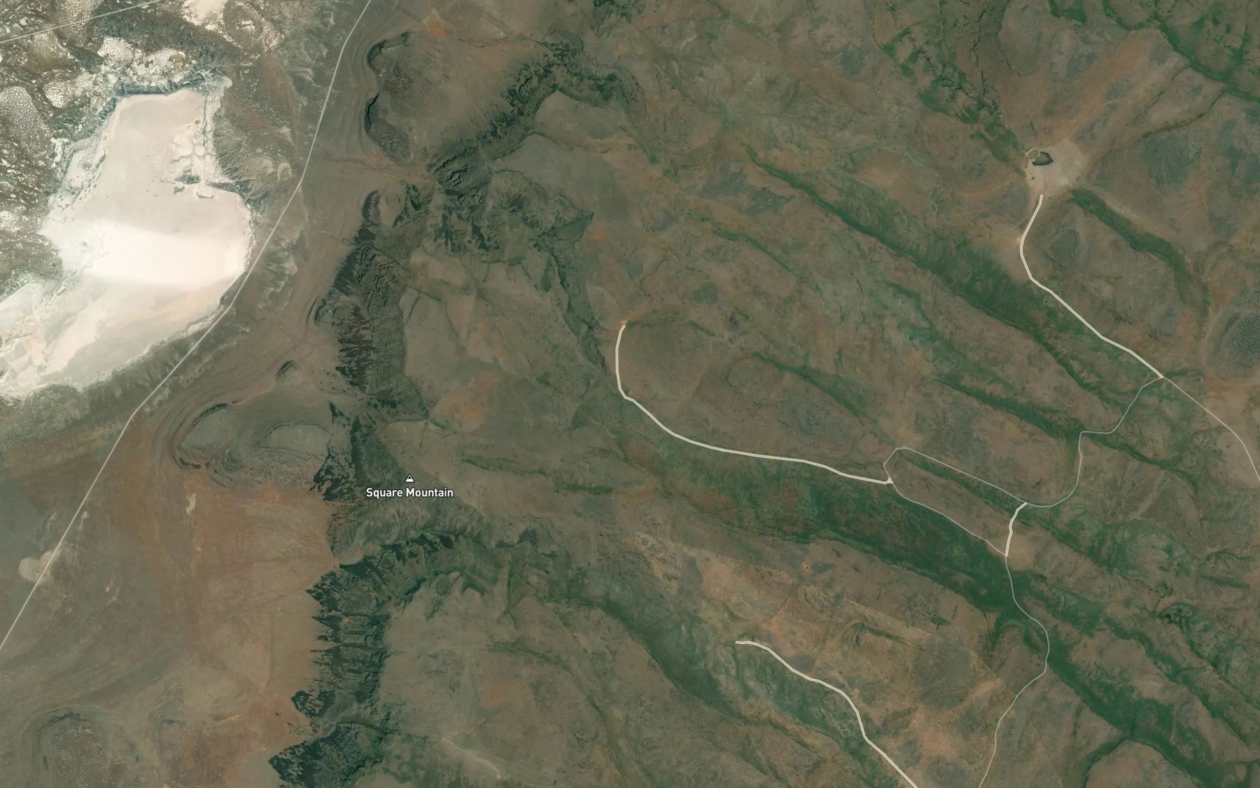 Satellite map of the Pueblo Reservoir