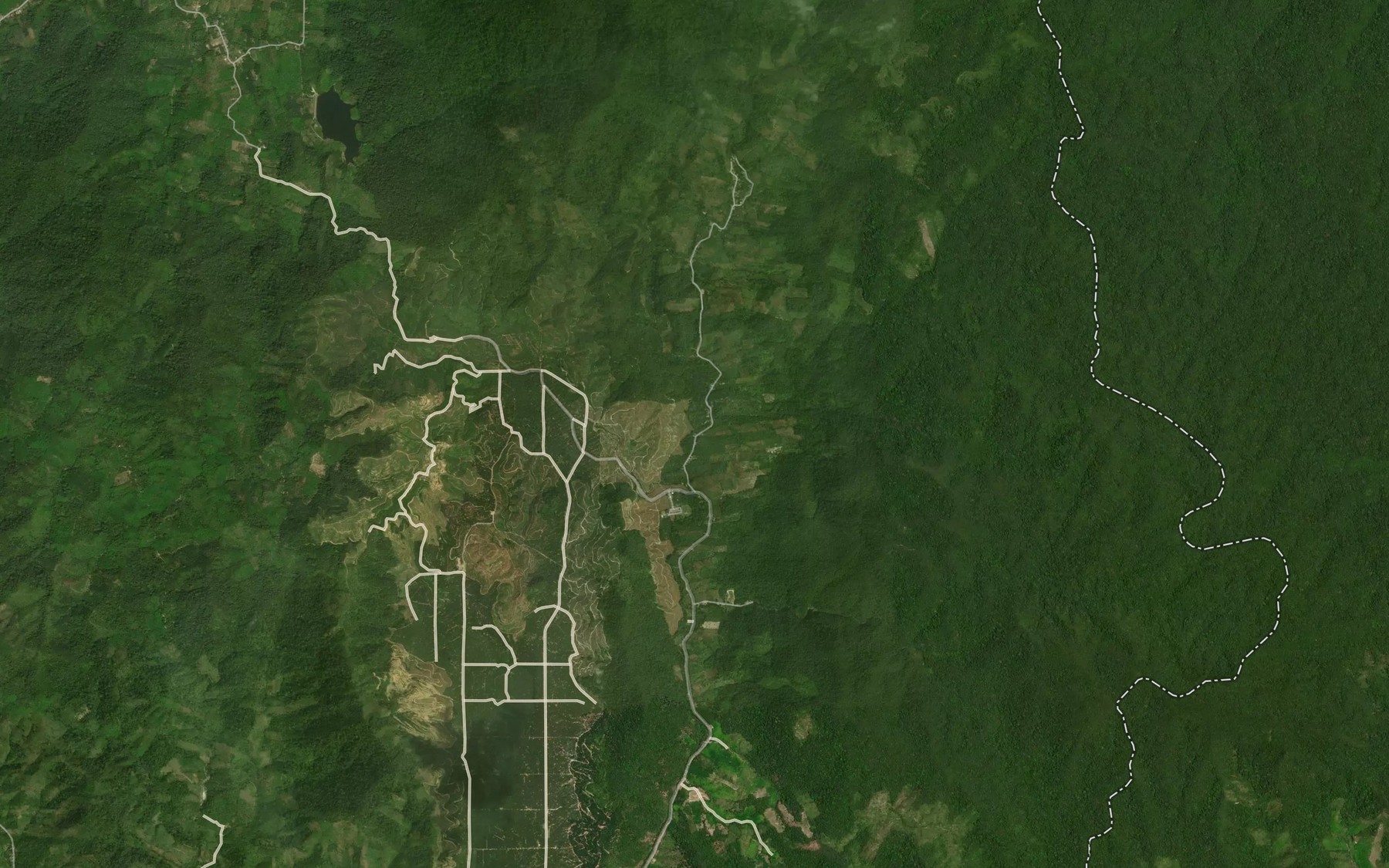 Satellite map of the Khlong Ple