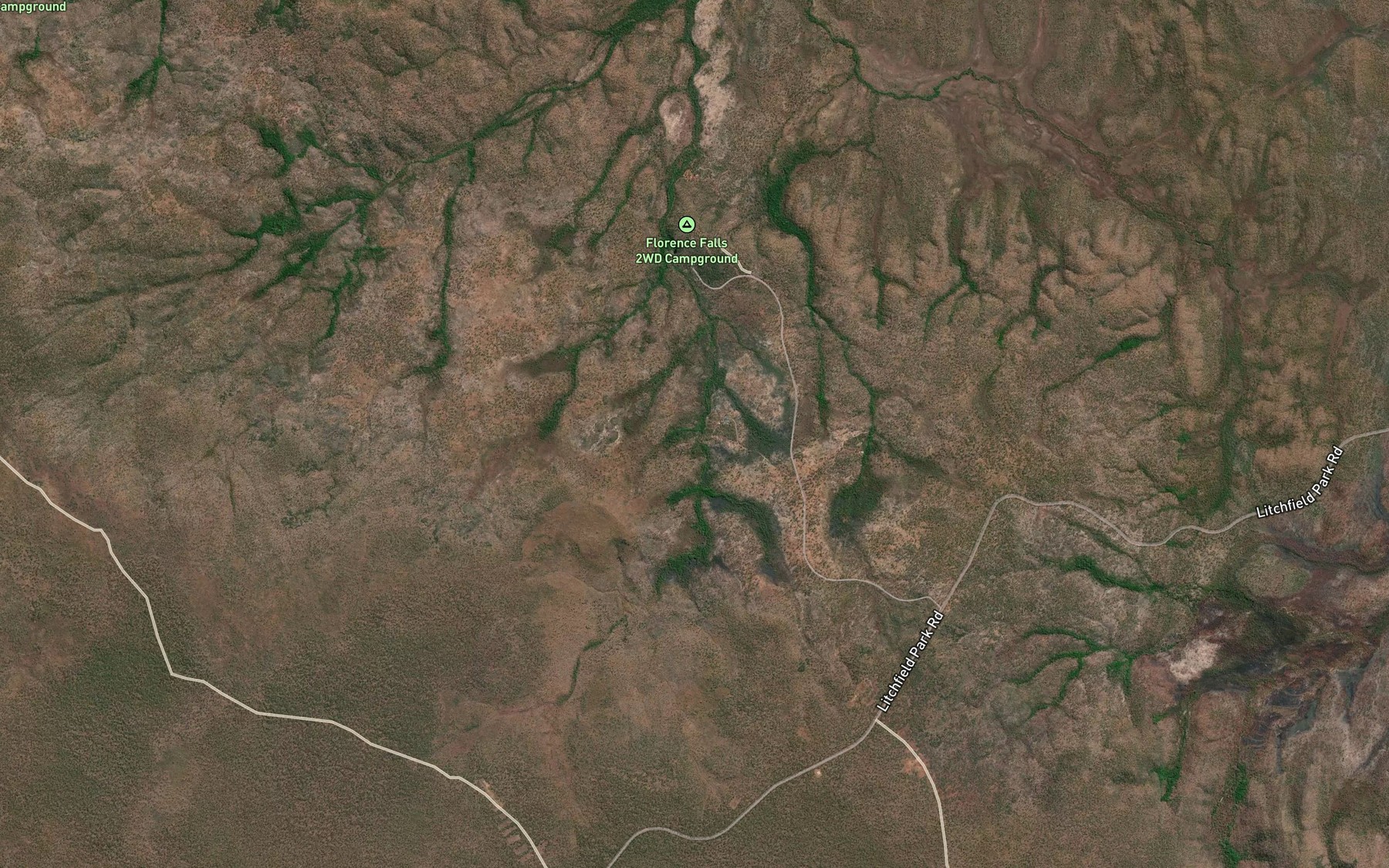 Satellite map of the Buley Rockhole