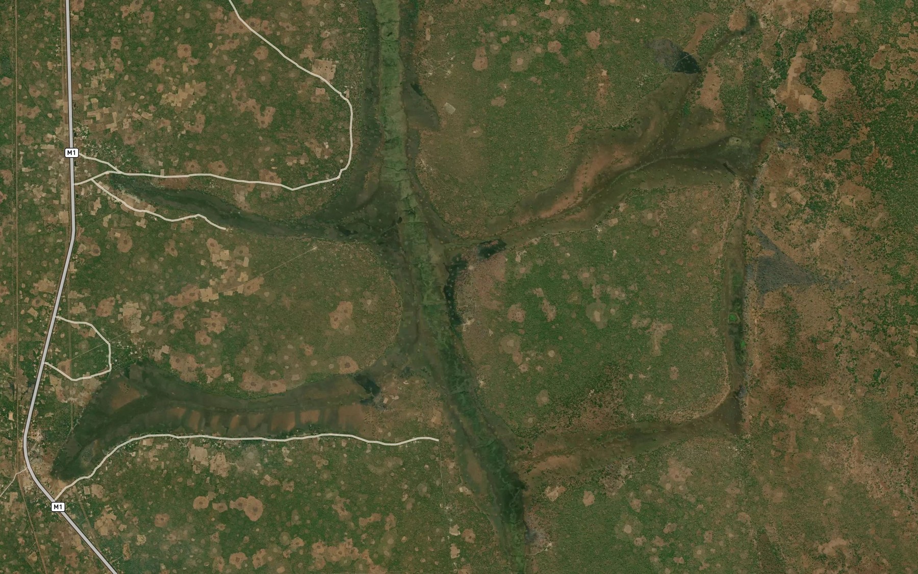 Satellite map of the Kapupa