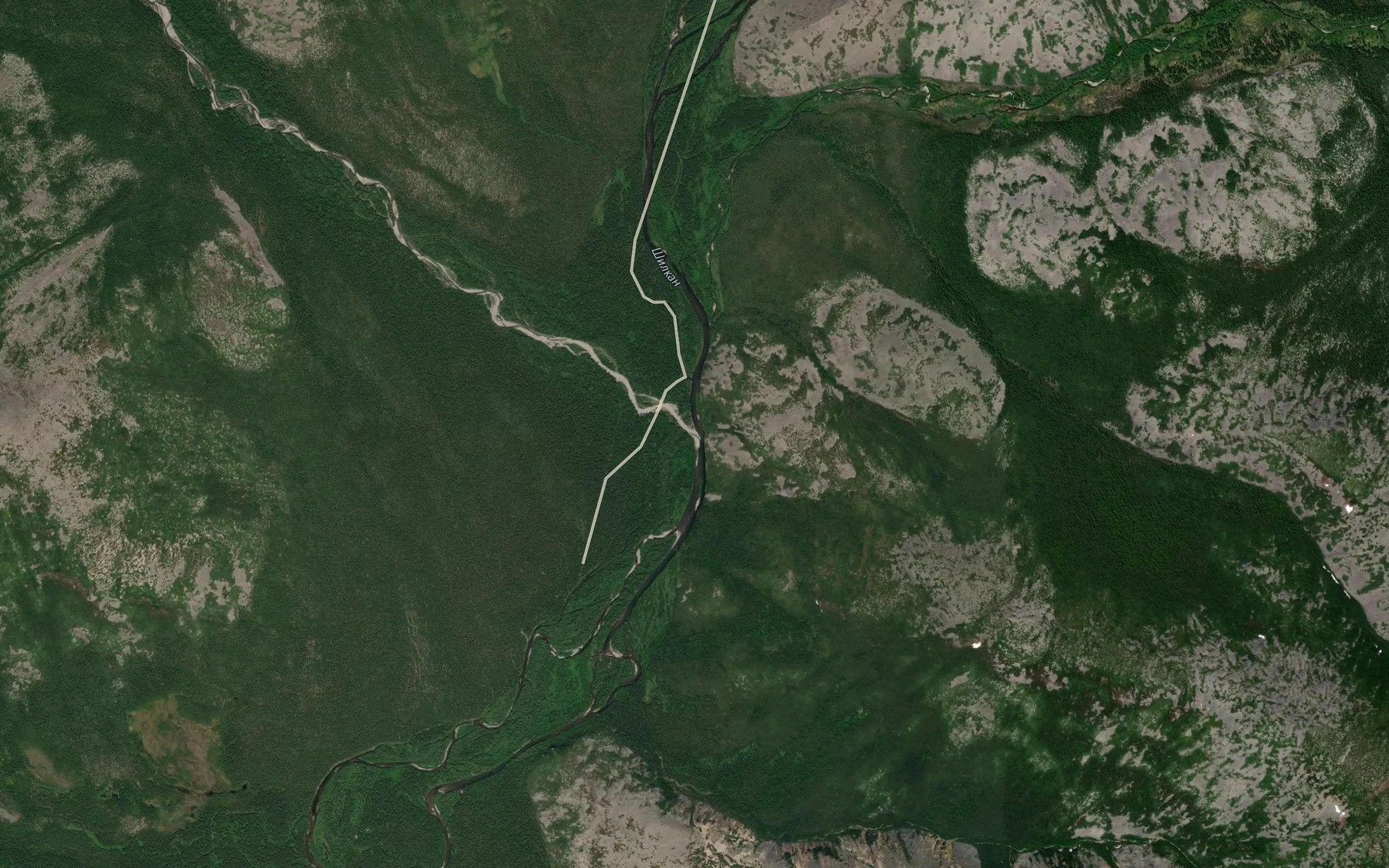 Satellite map of the Momat