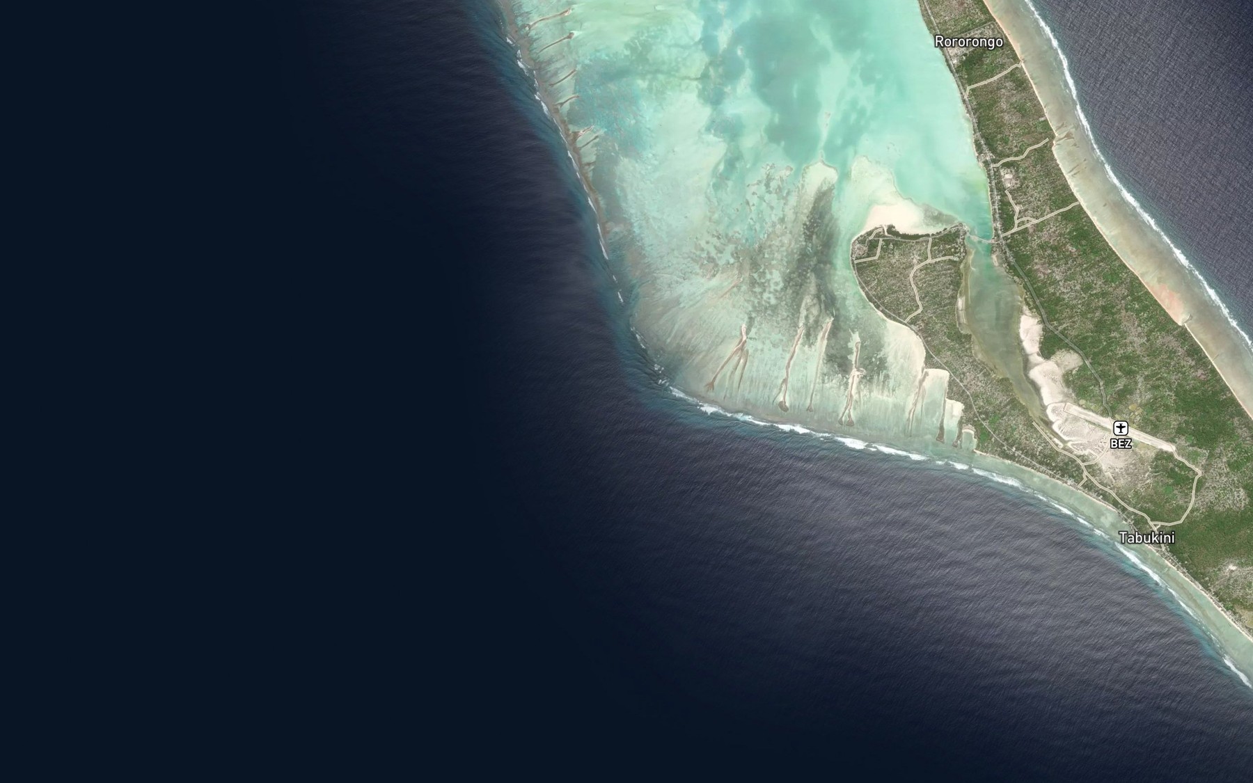 Satellite map of the Espiegle Anchorage