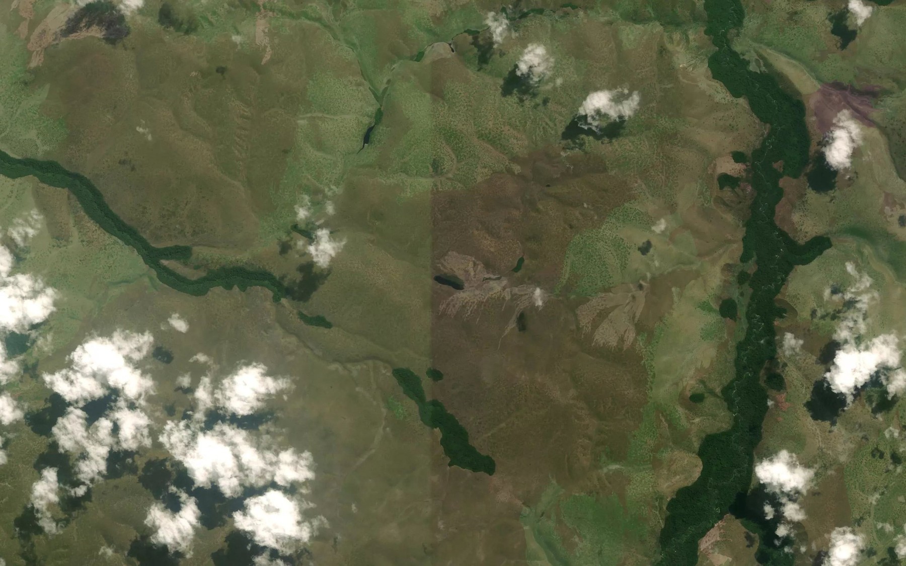 Satellite map of the Mare Gankaga