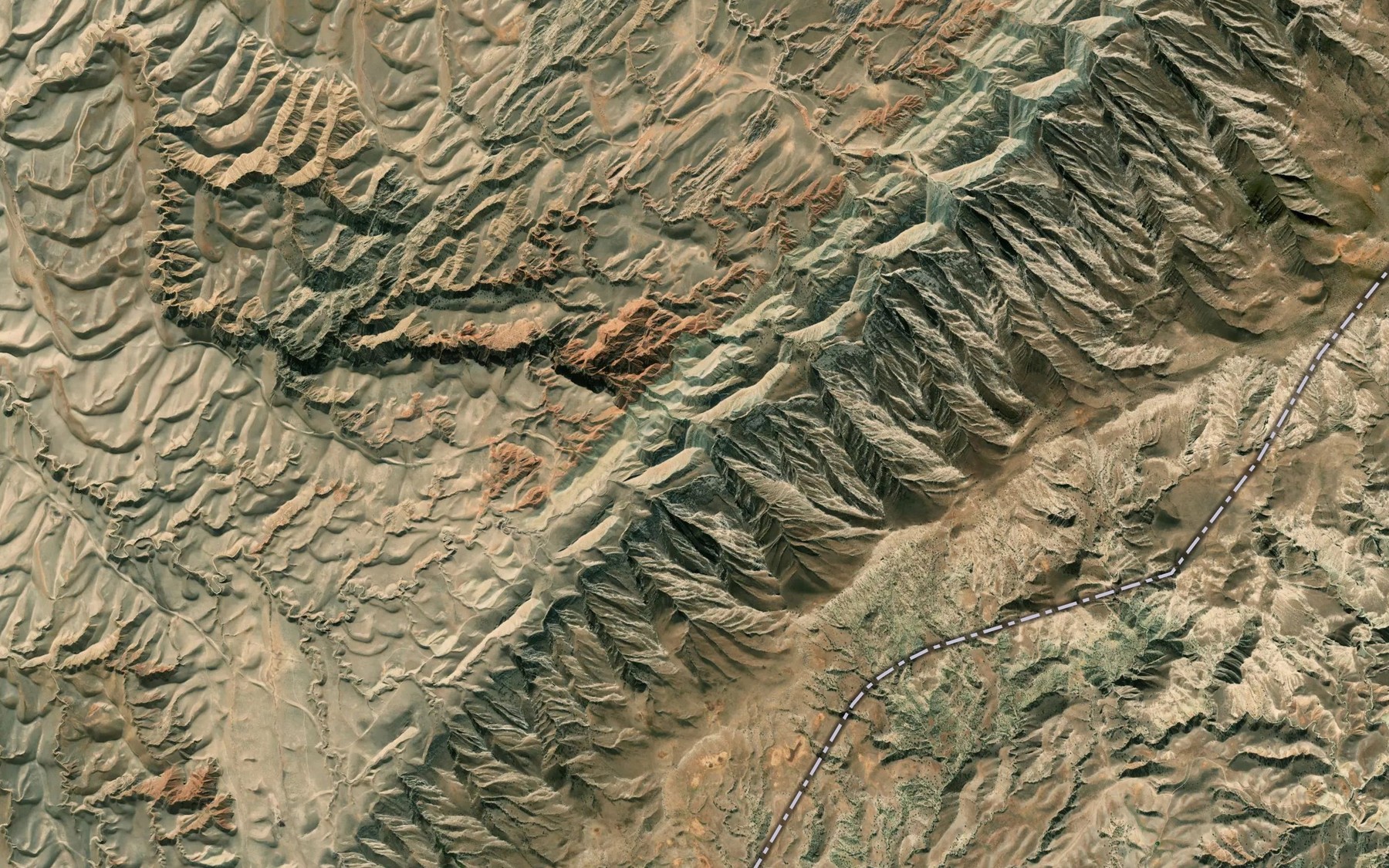 Satellite map of the Rodnik Taldy-Bulak