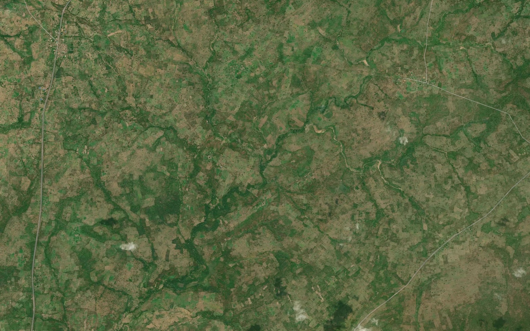 Satellite map of the River Mu