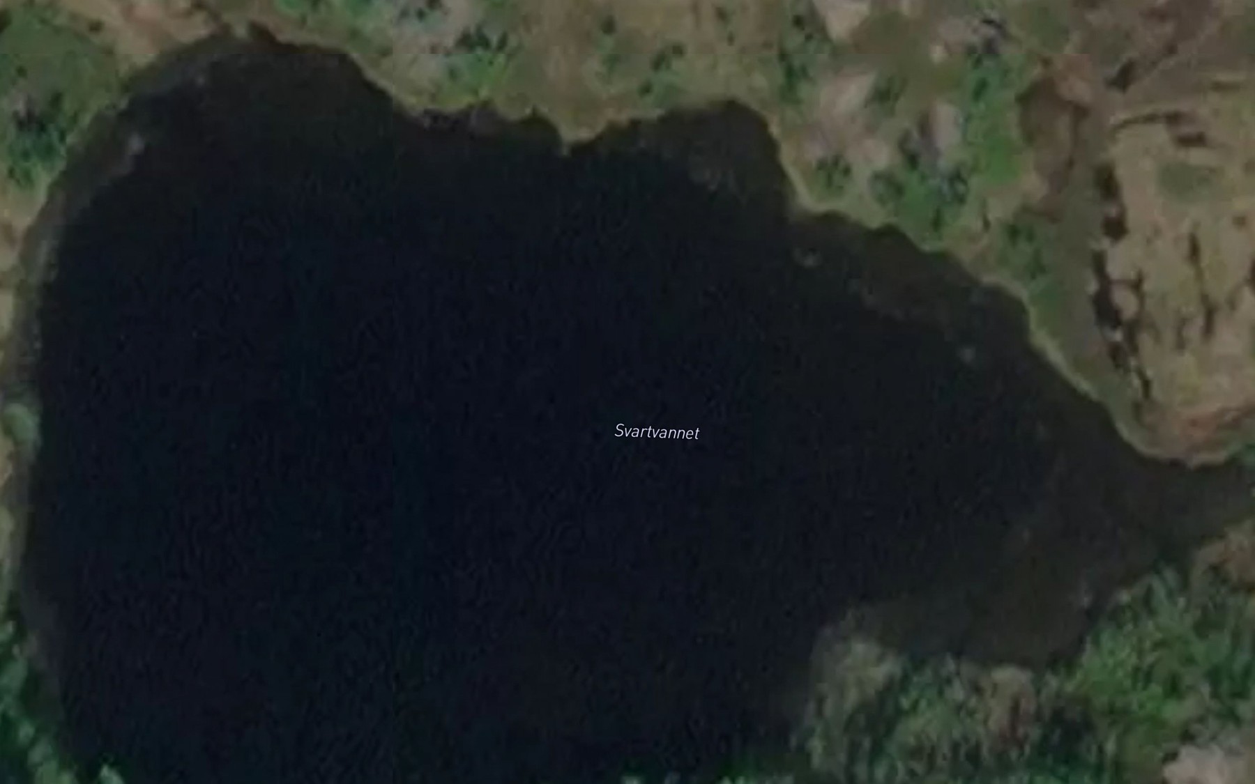 Satellite map of the Svartvannet