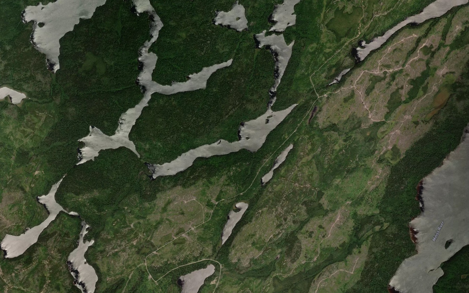 Satellite map of the Cal Lake