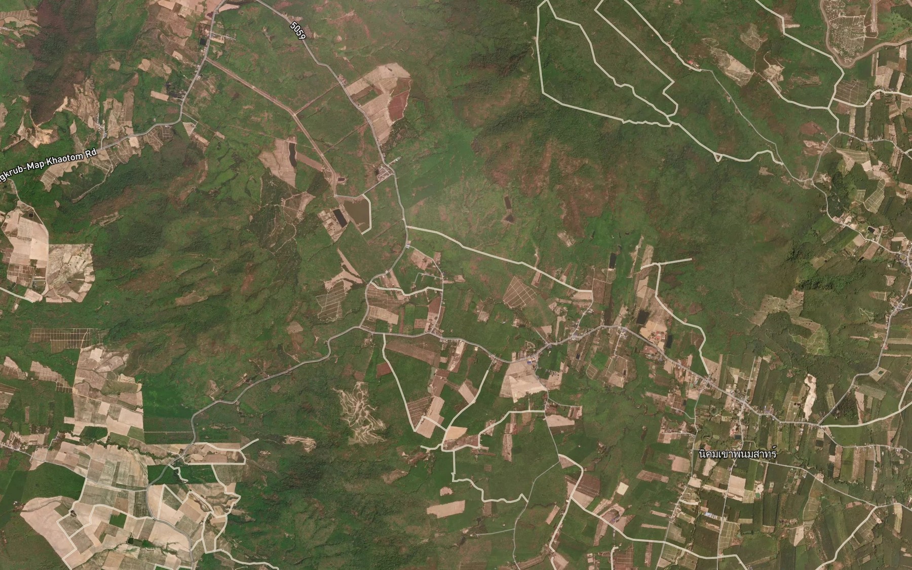 Satellite map of the Khlong Lum Ta Lang