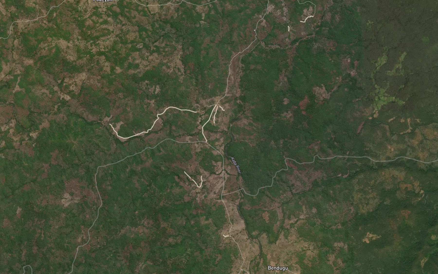 Satellite map of the Mamou