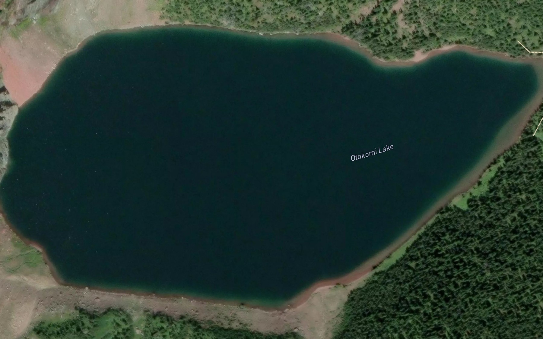 Satellite map of the Otokomi Lake