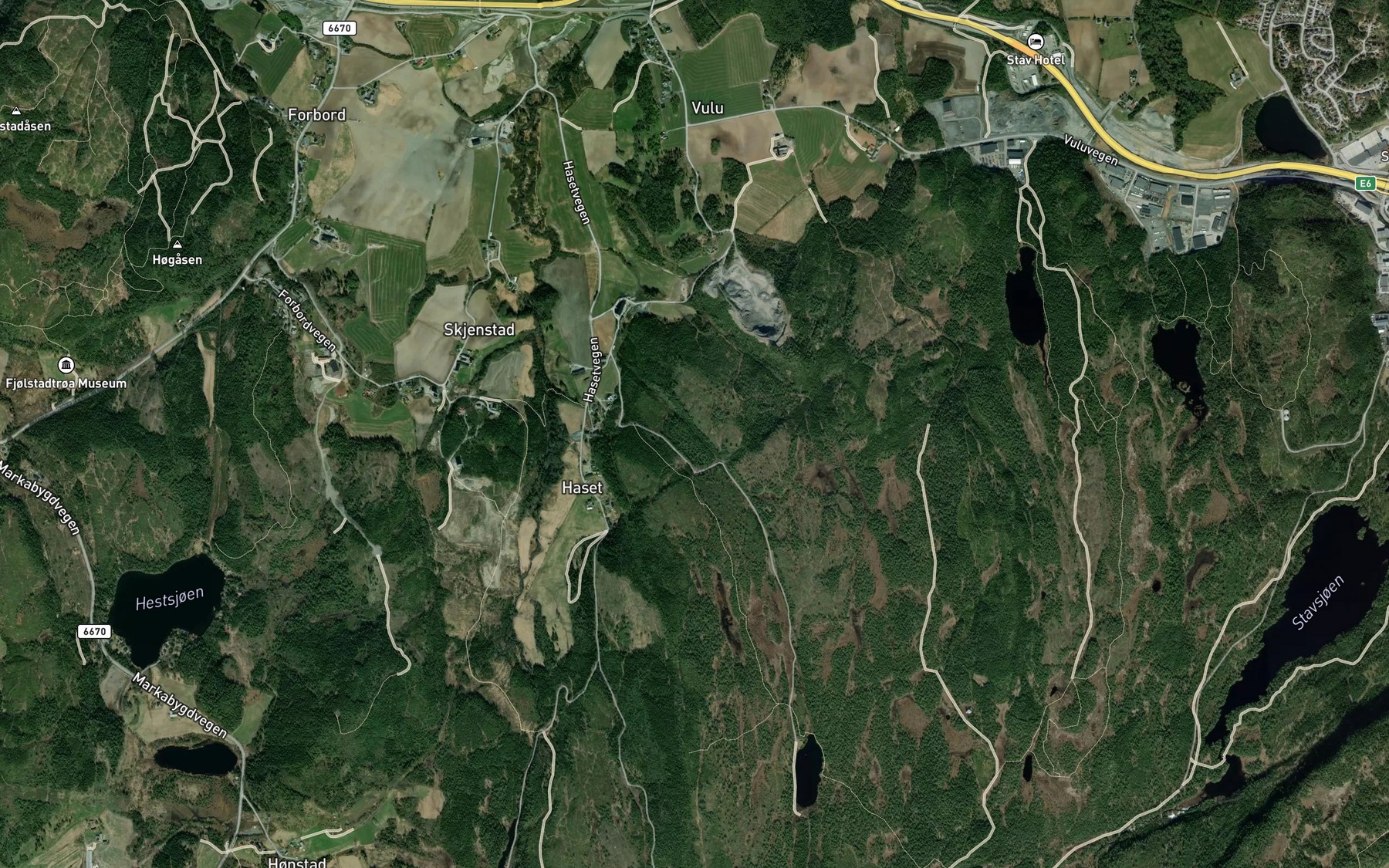Satellite map of the Grinddalsbekken