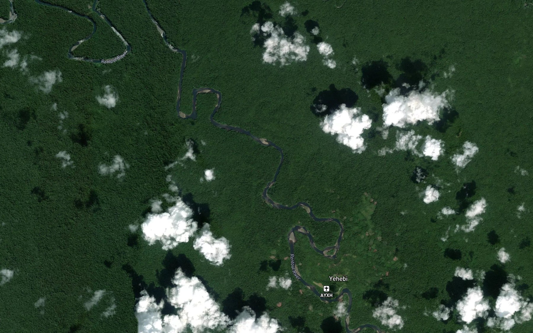 Satellite map of the Ke Girawa