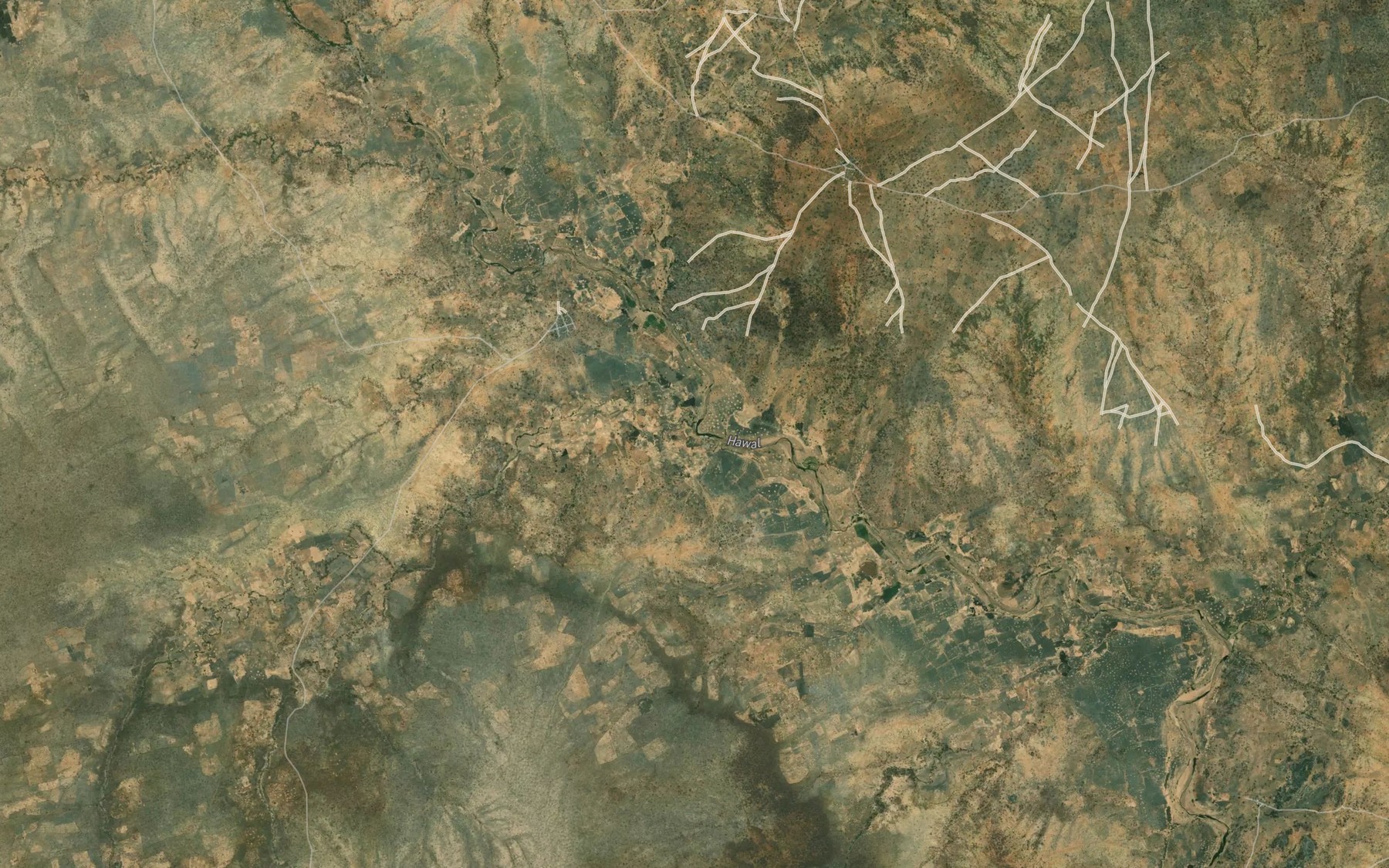 Satellite map of the Rafin Wuykida