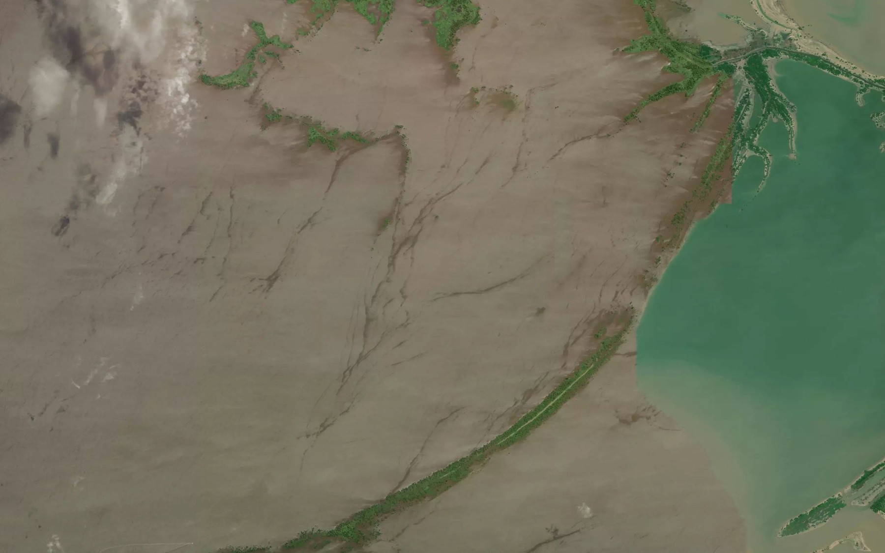 Satellite map of the Lago do Pocao Grande