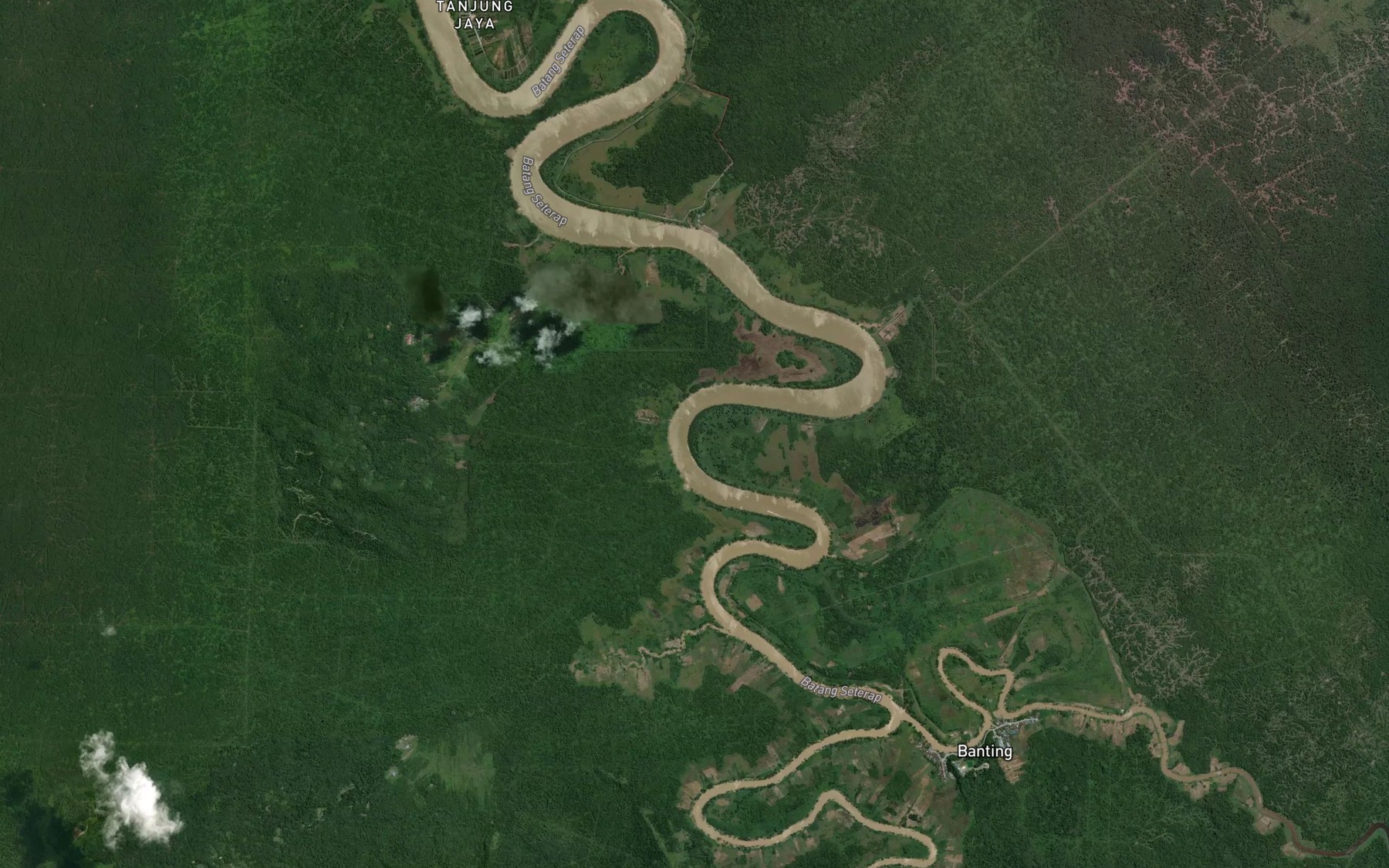 Satellite map of the Tanjong Gamang