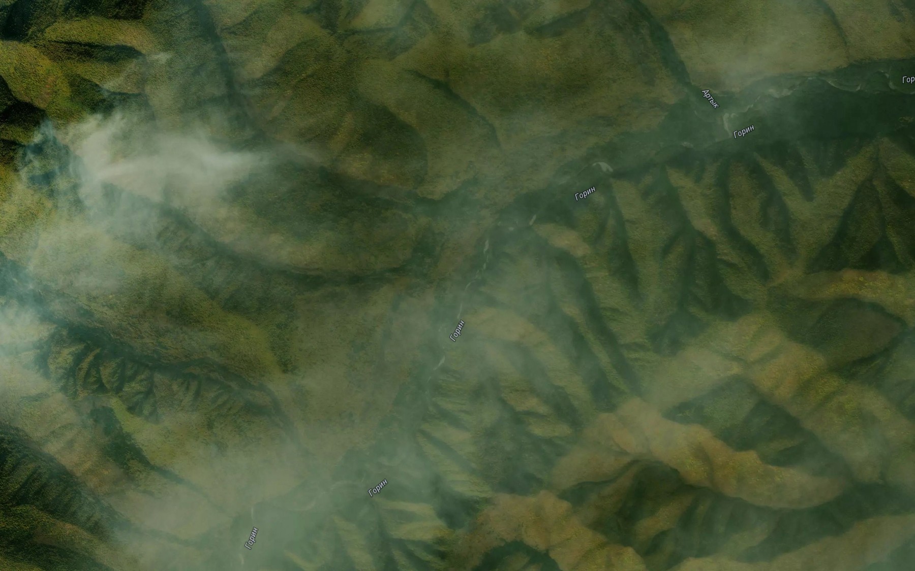 Satellite map of the Sredniy Kholodnyy