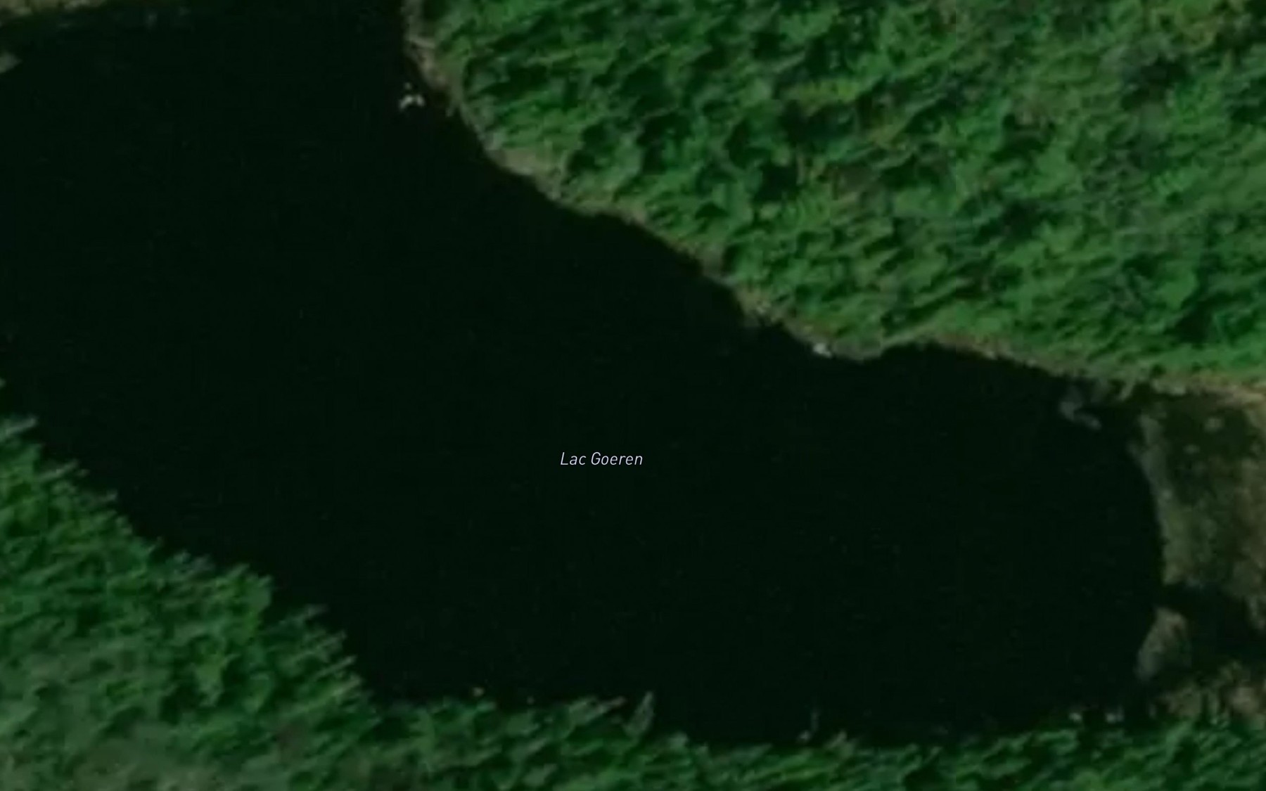 Satellite map of the Lac Goeren