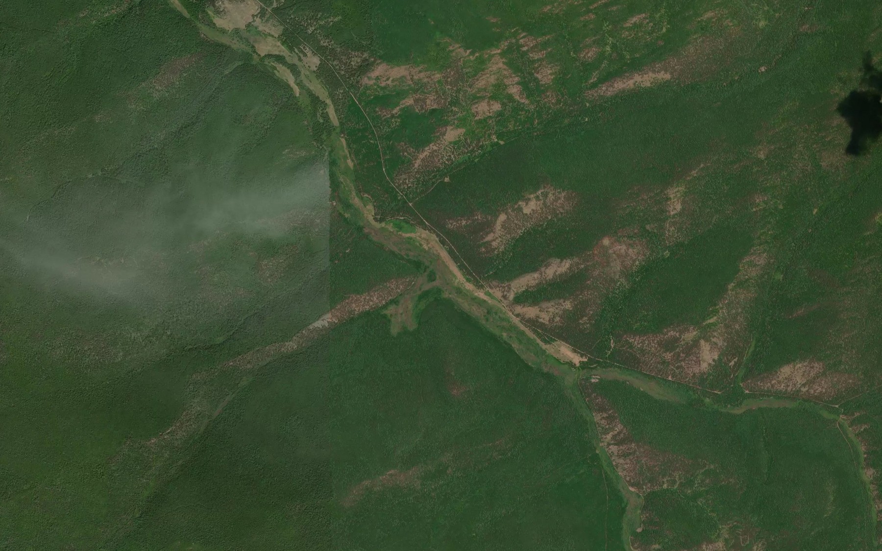 Satellite map of the Dyrnvyy