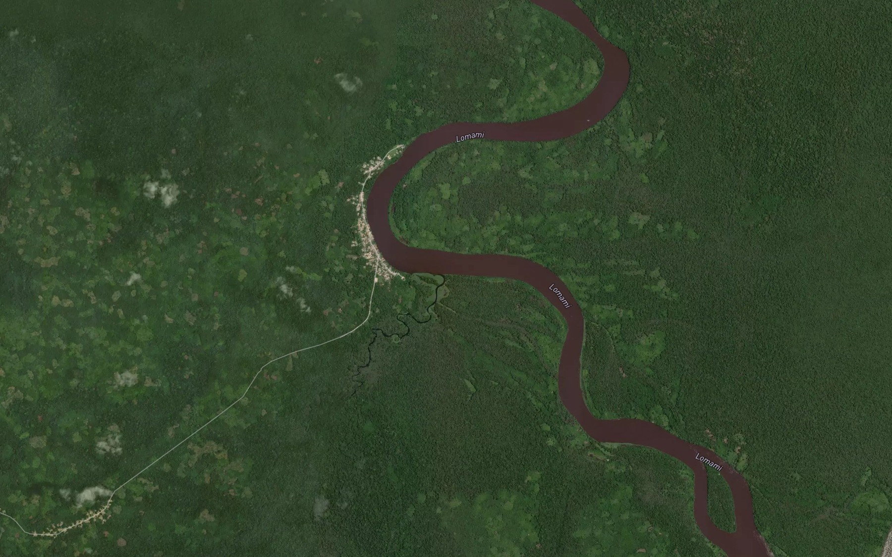 Satellite map of the Lokilo