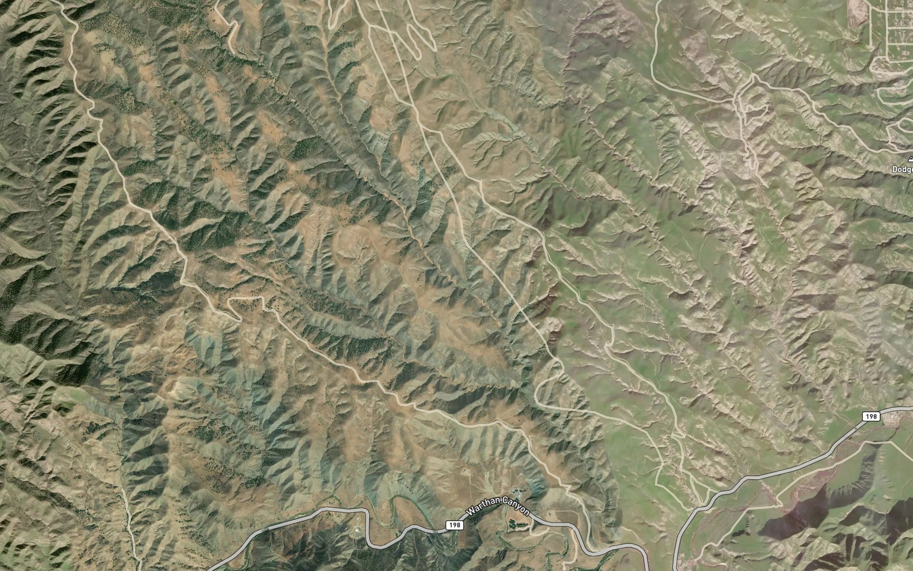 Satellite map of the Speck Spring