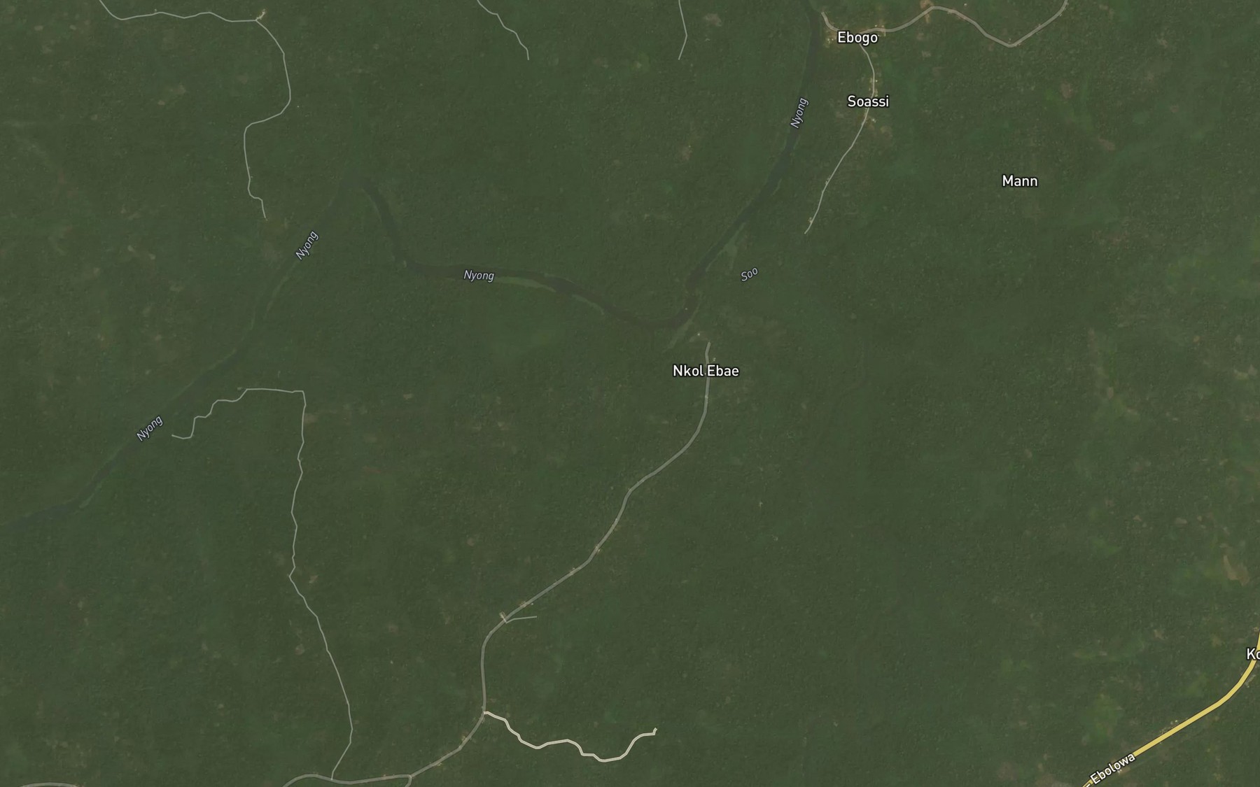 Satellite map of the Soo