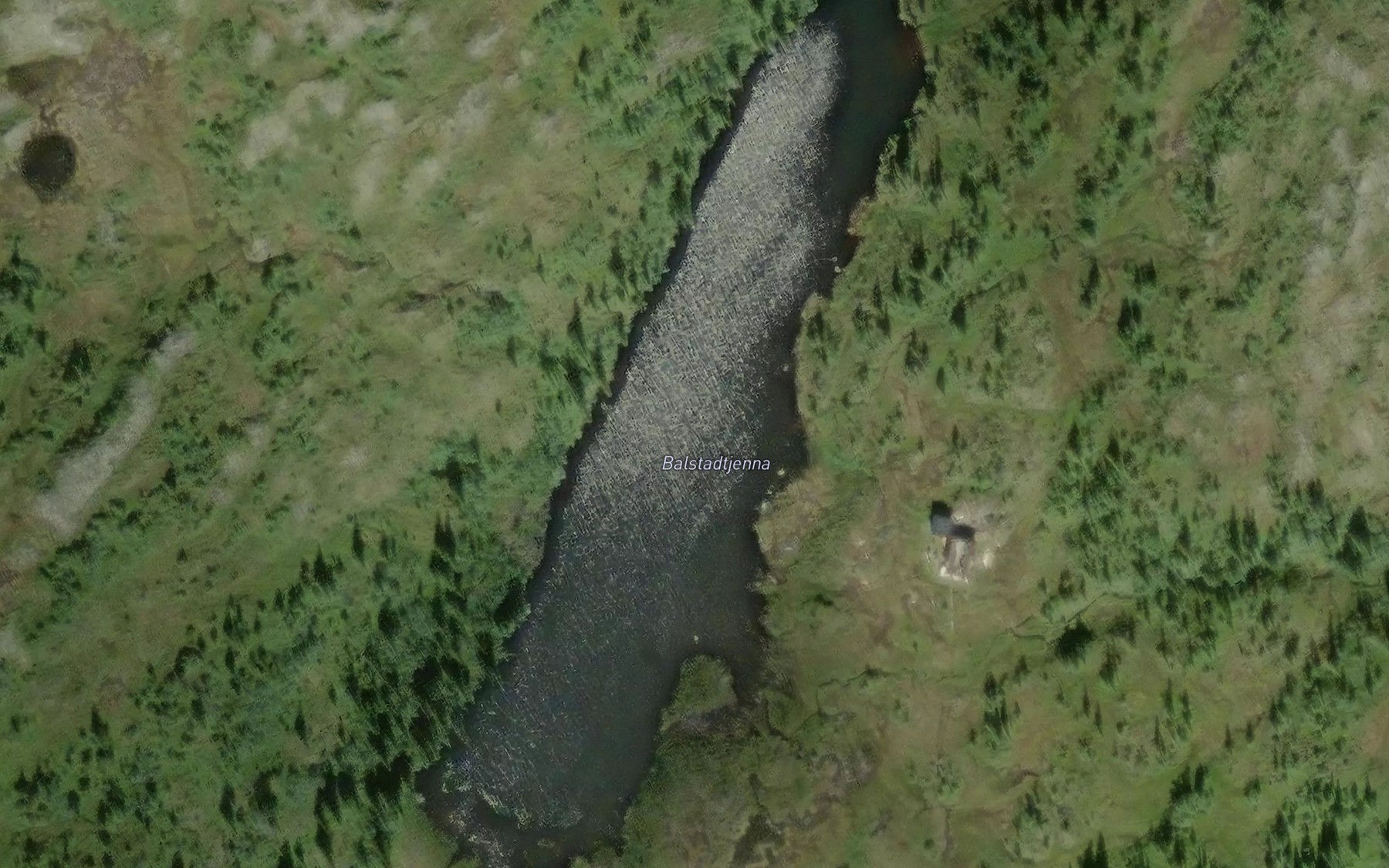 Satellite map of the Balstadtjernin