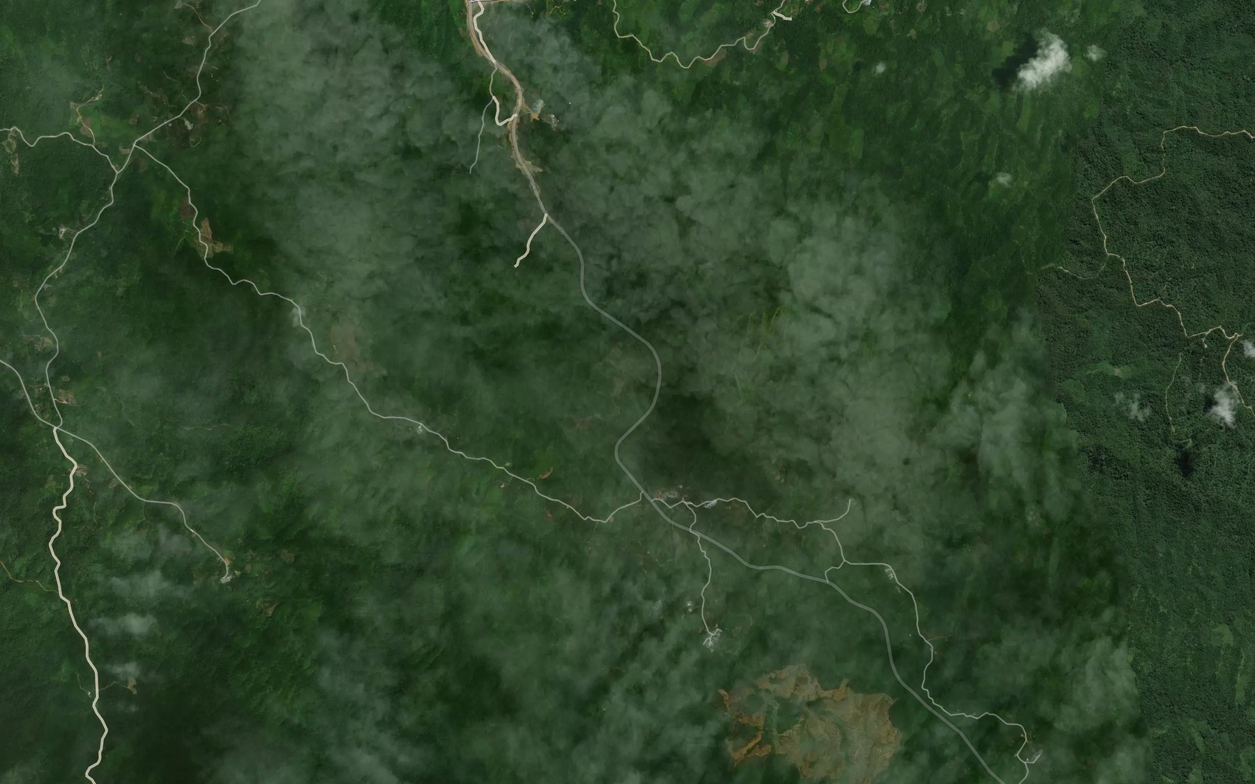 Satellite map of the Sungai Marau