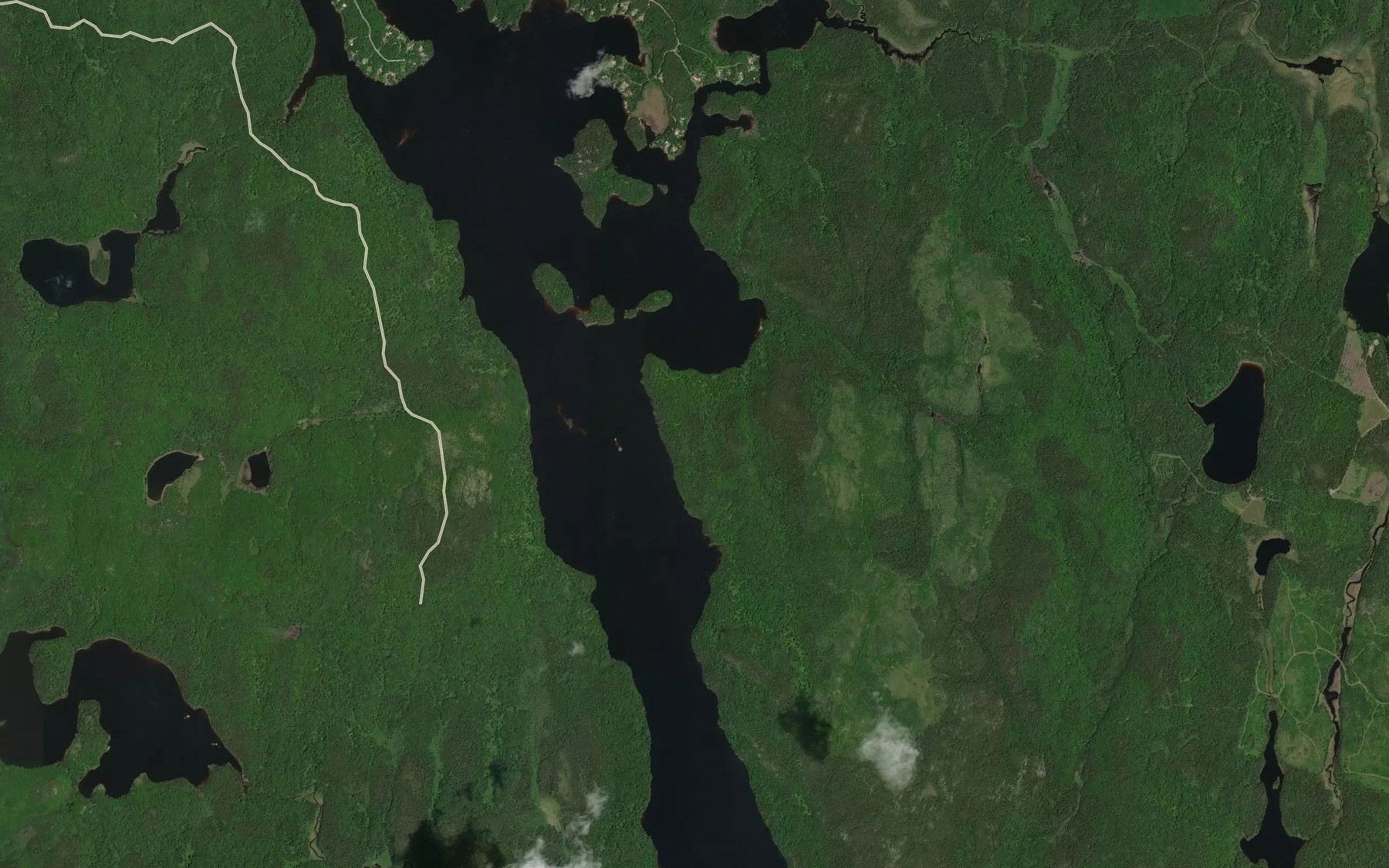 Satellite map of the Baie Lemieux