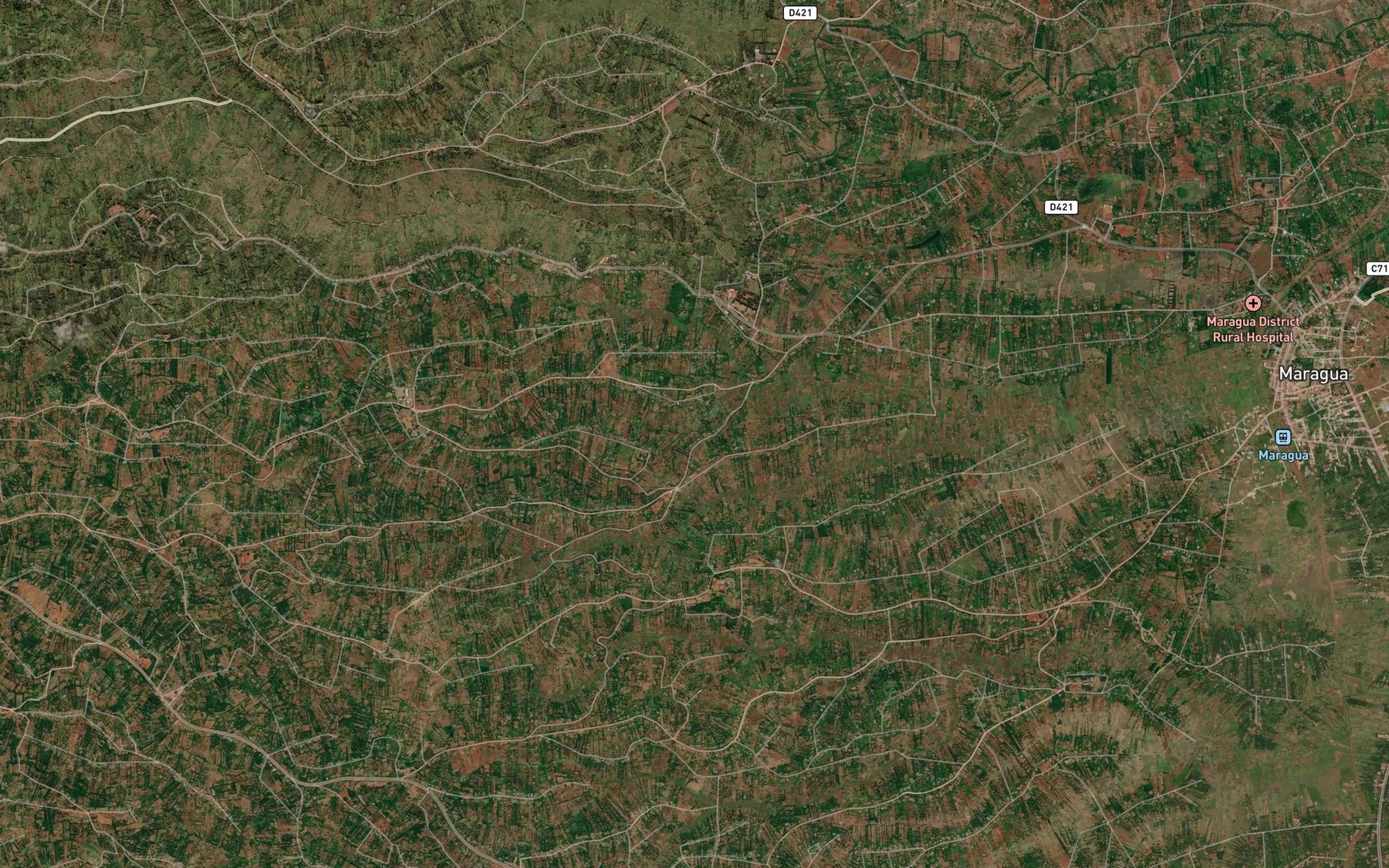 Satellite map of the Karuruma