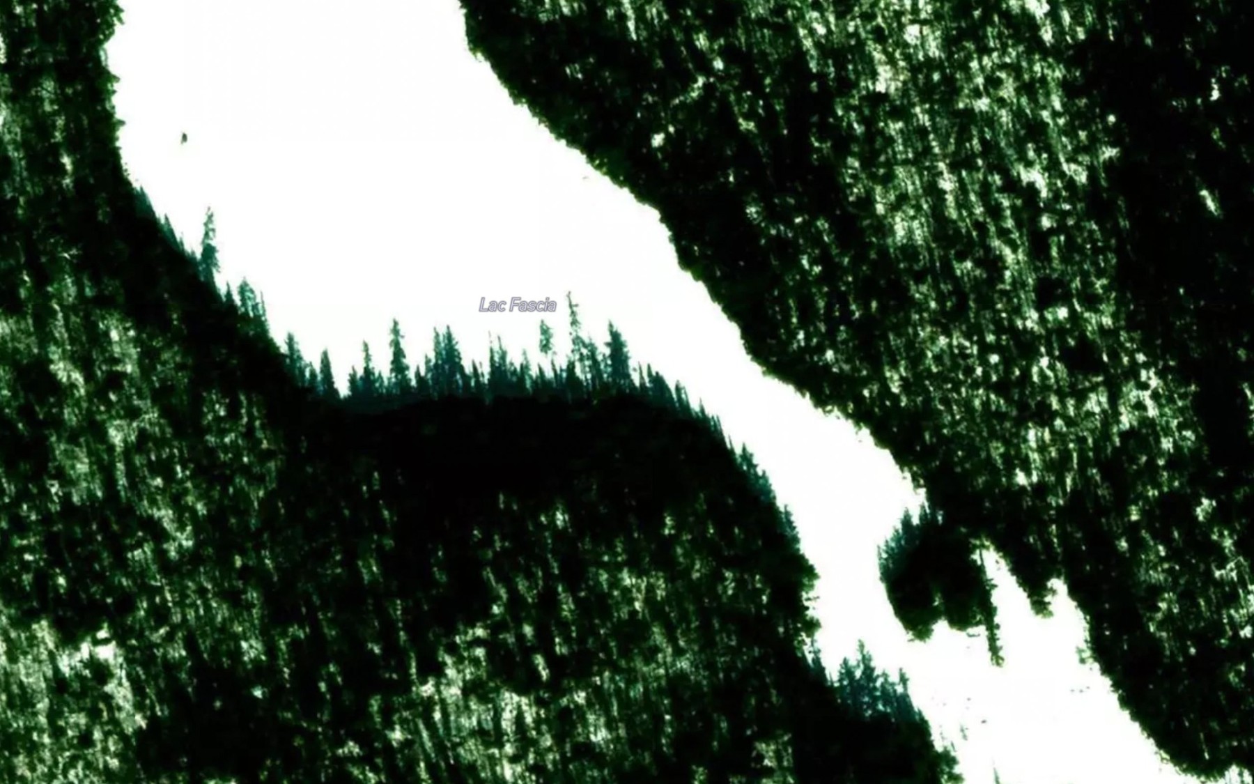 Satellite map of the Lac Fascia