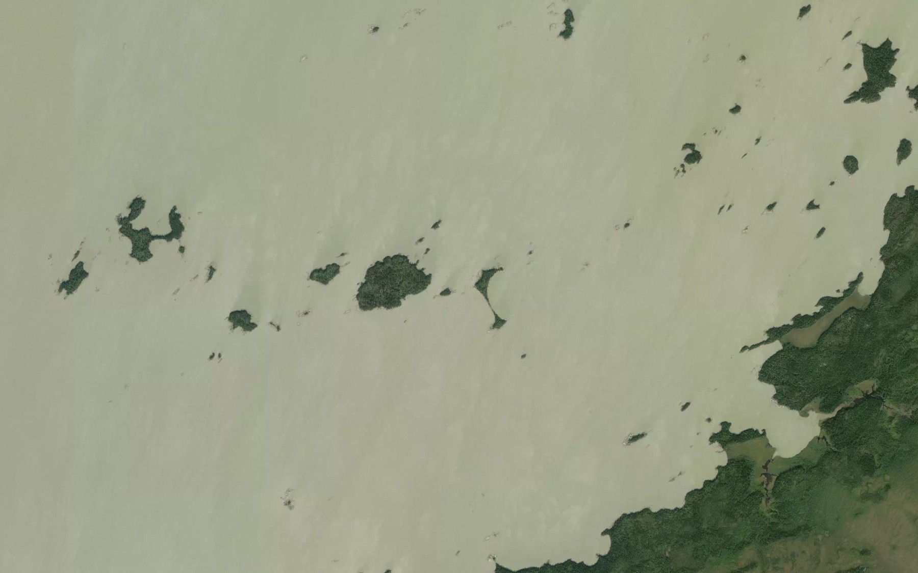 Satellite map of the Kiskitto Lake