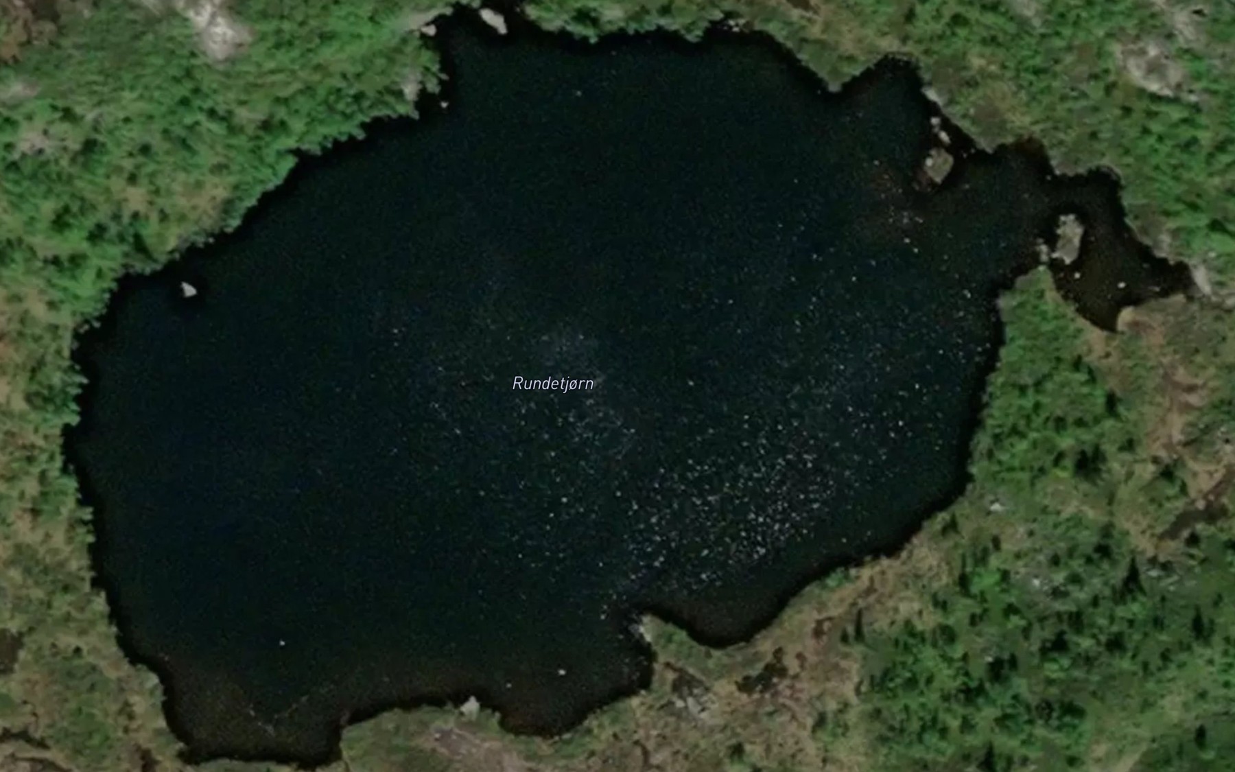 Satellite map of the Rundtjorn