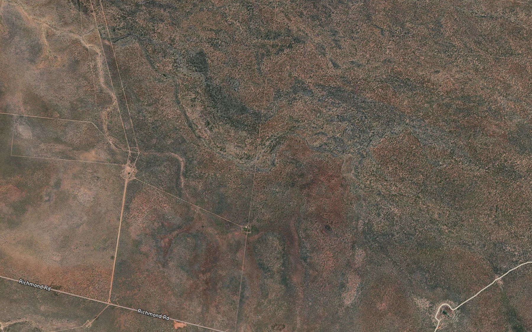 Satellite map of the Cyprus Creek