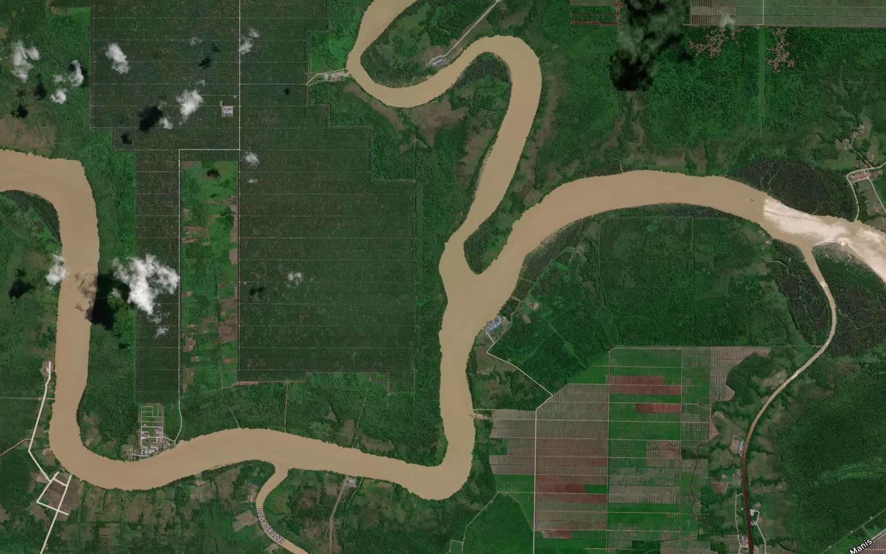 Satellite map of the Tanjong Kamis
