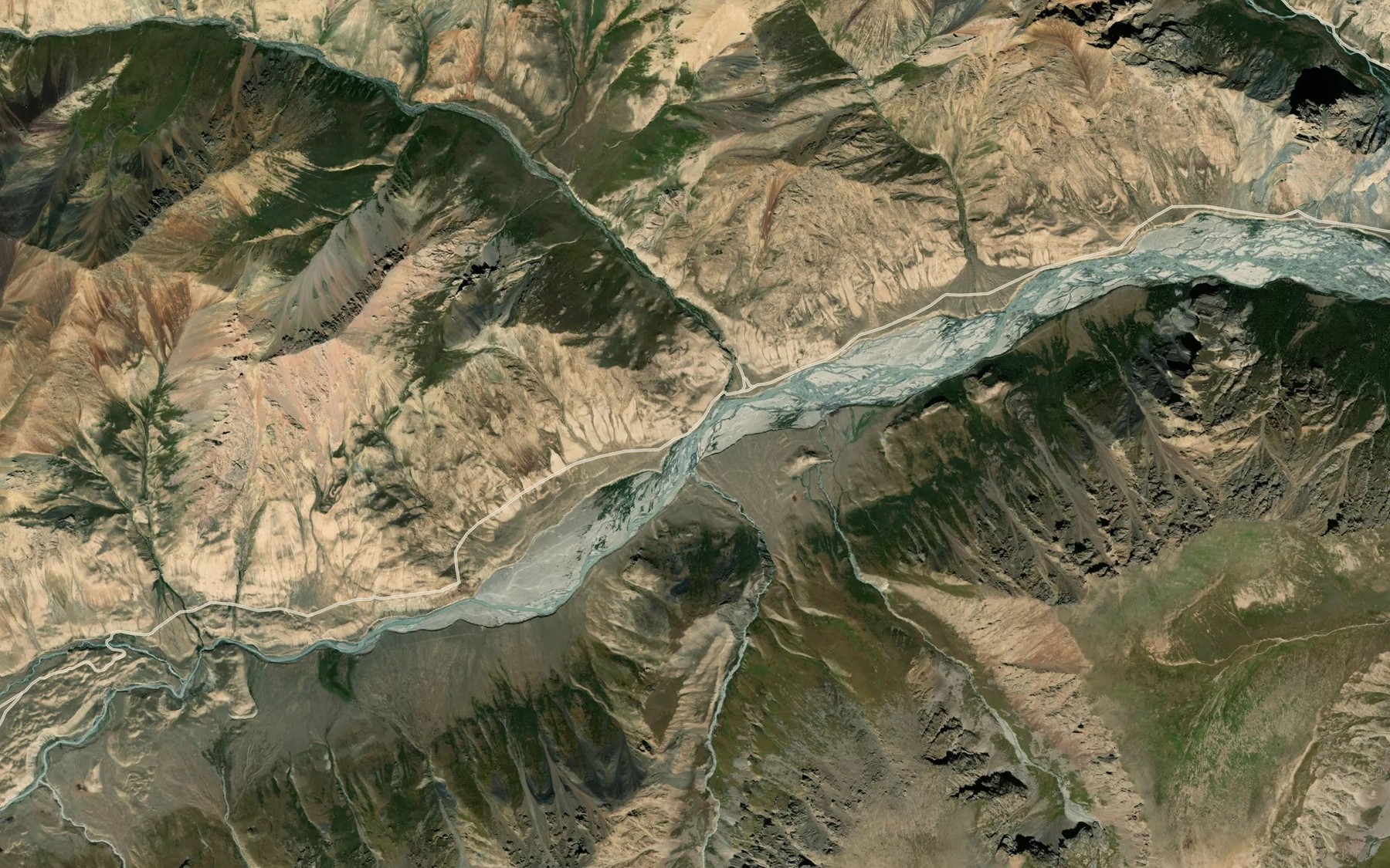 Satellite map of the Vostochnyy Kuylyu