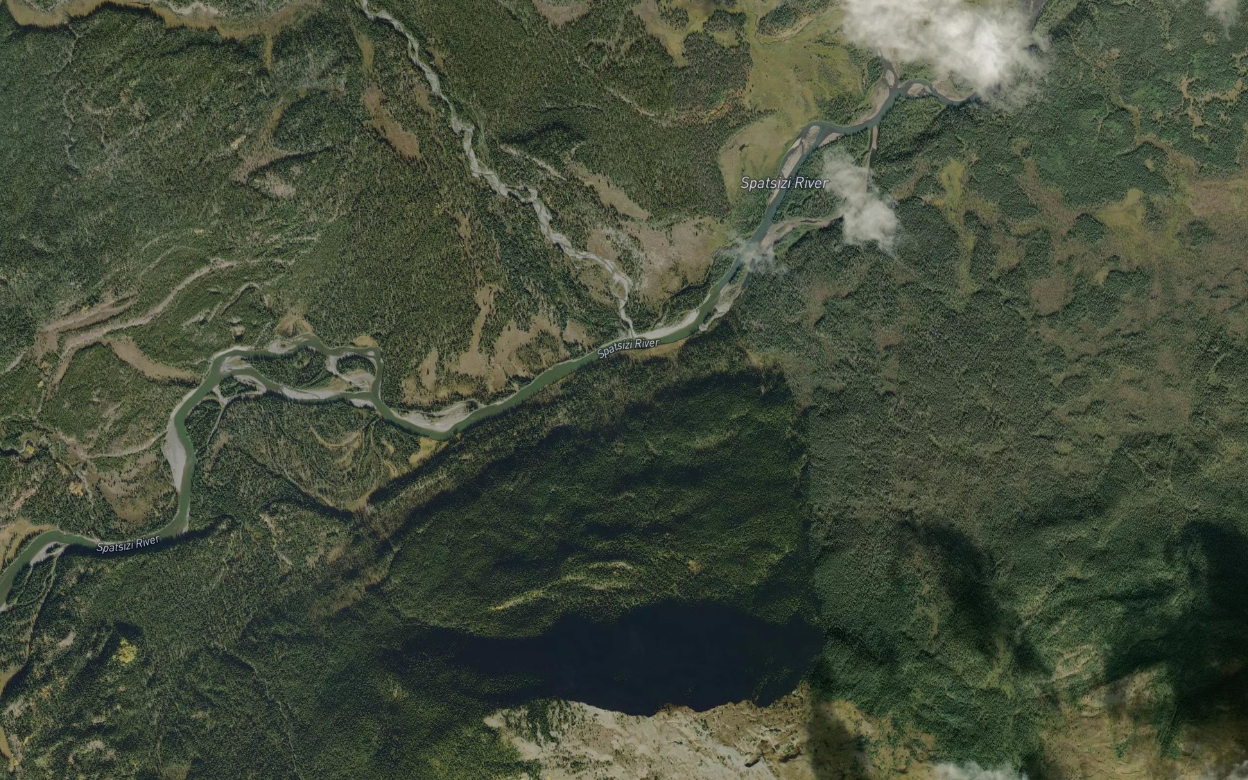 Satellite map of the Kliweguh Creek